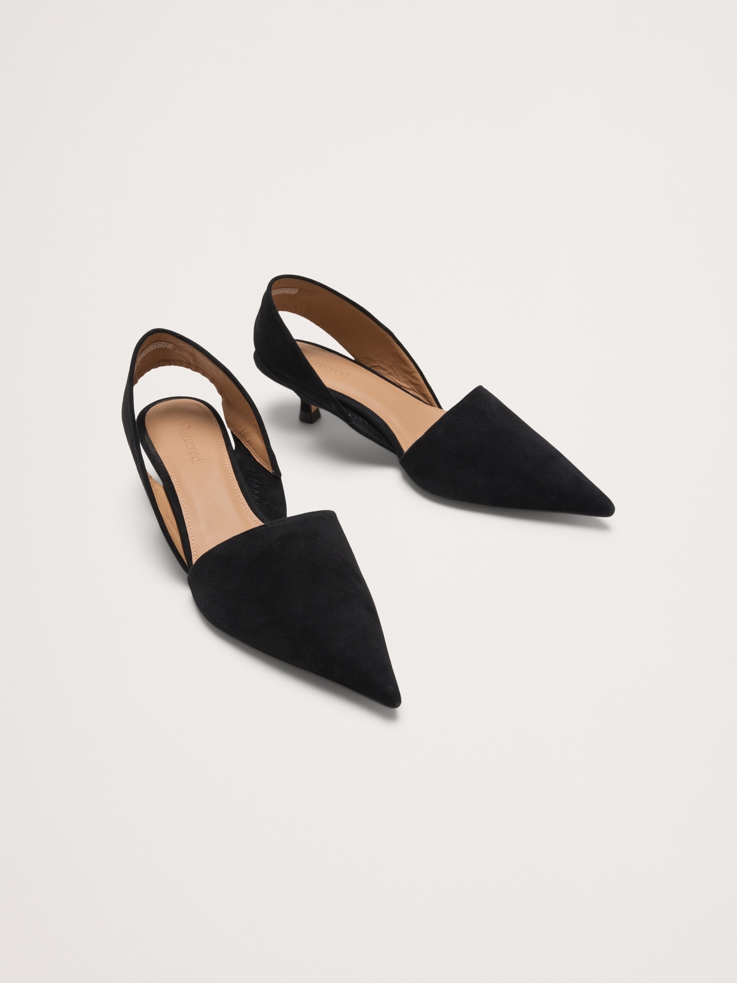 Женские туфли Flattered Ninni Suede Heel, цвет: Чёрный — фото 3