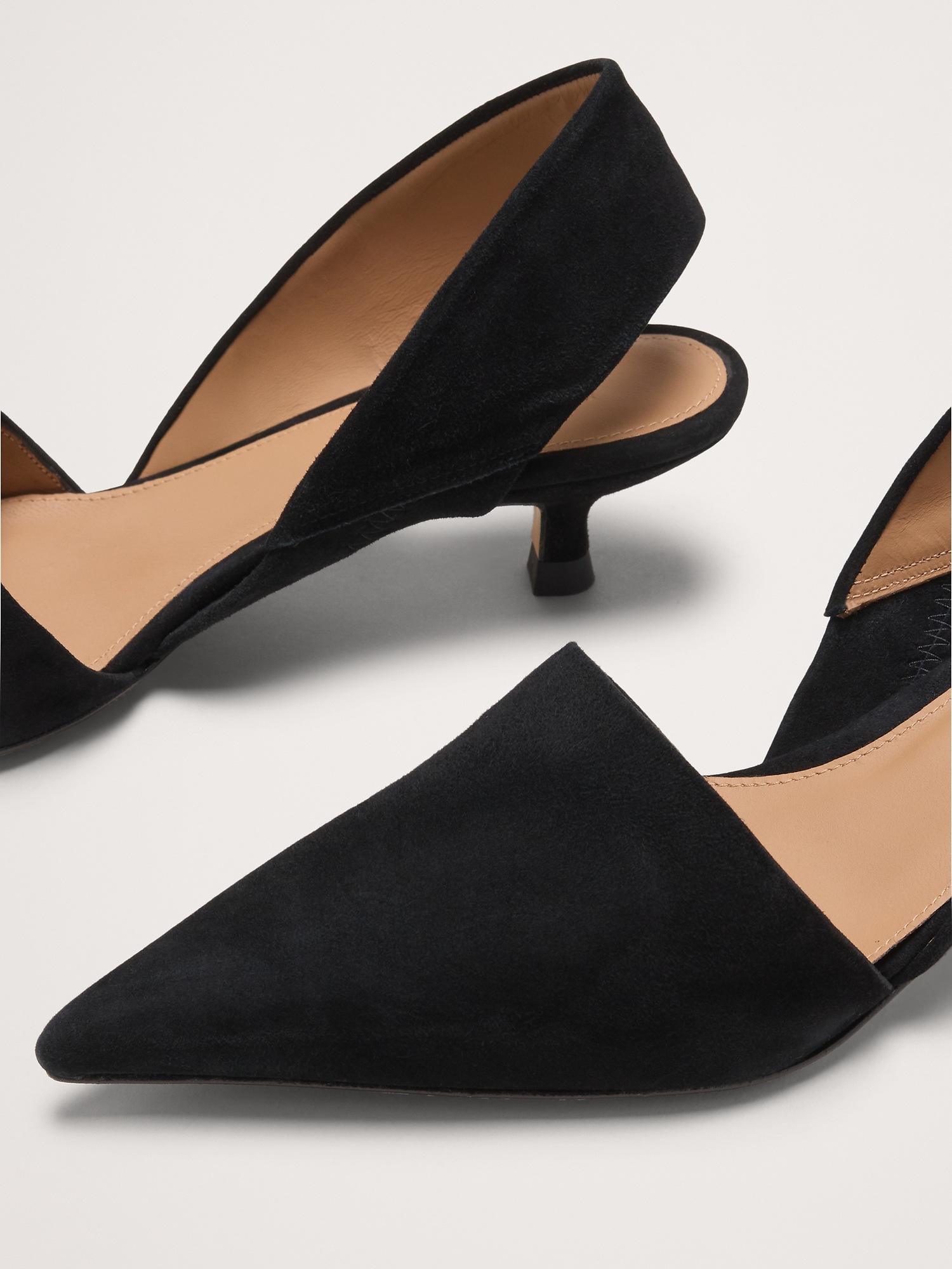 Женские туфли Flattered Ninni Suede Heel, цвет: Чёрный — фото 6