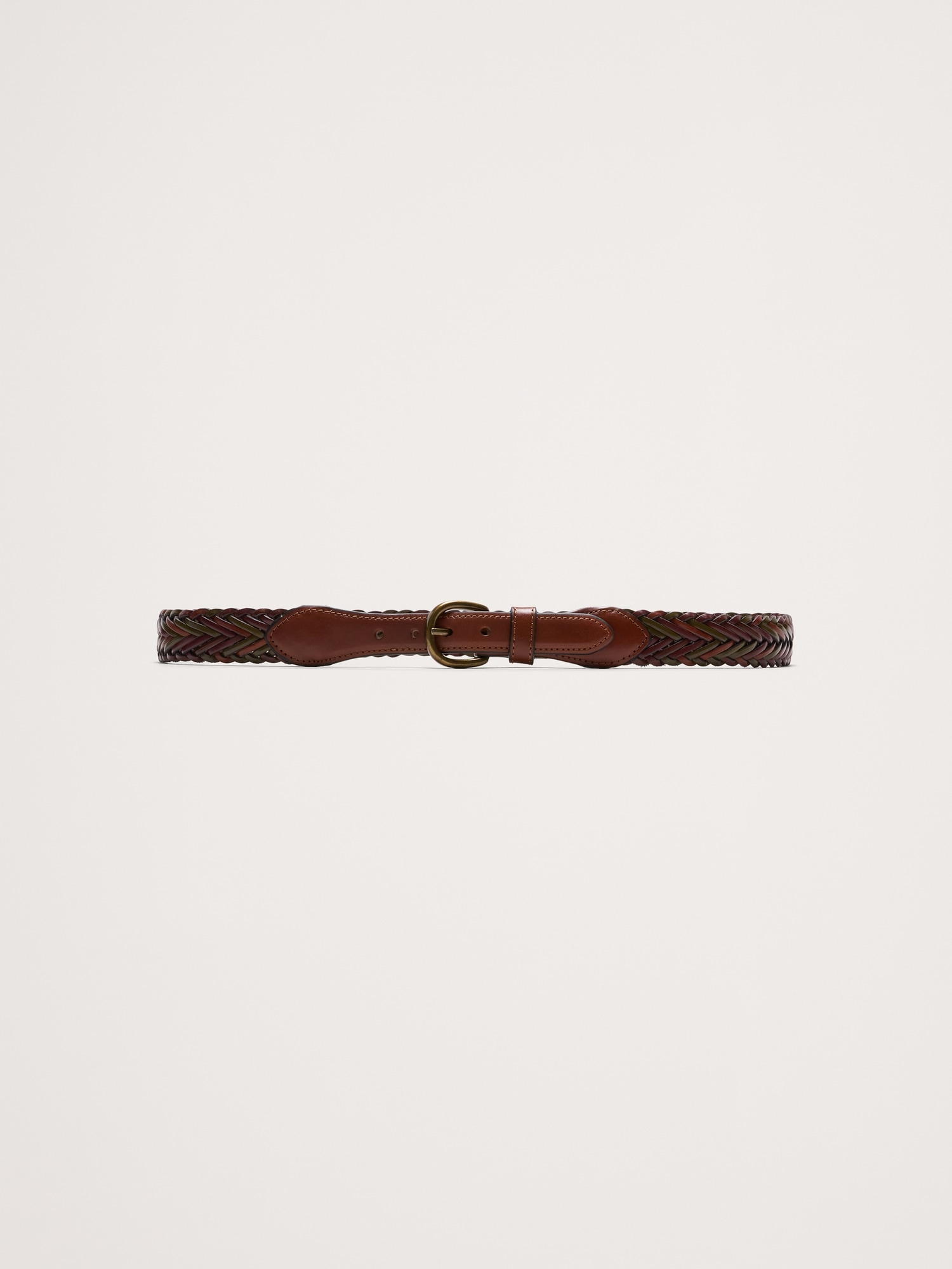 Braided Leather Belt