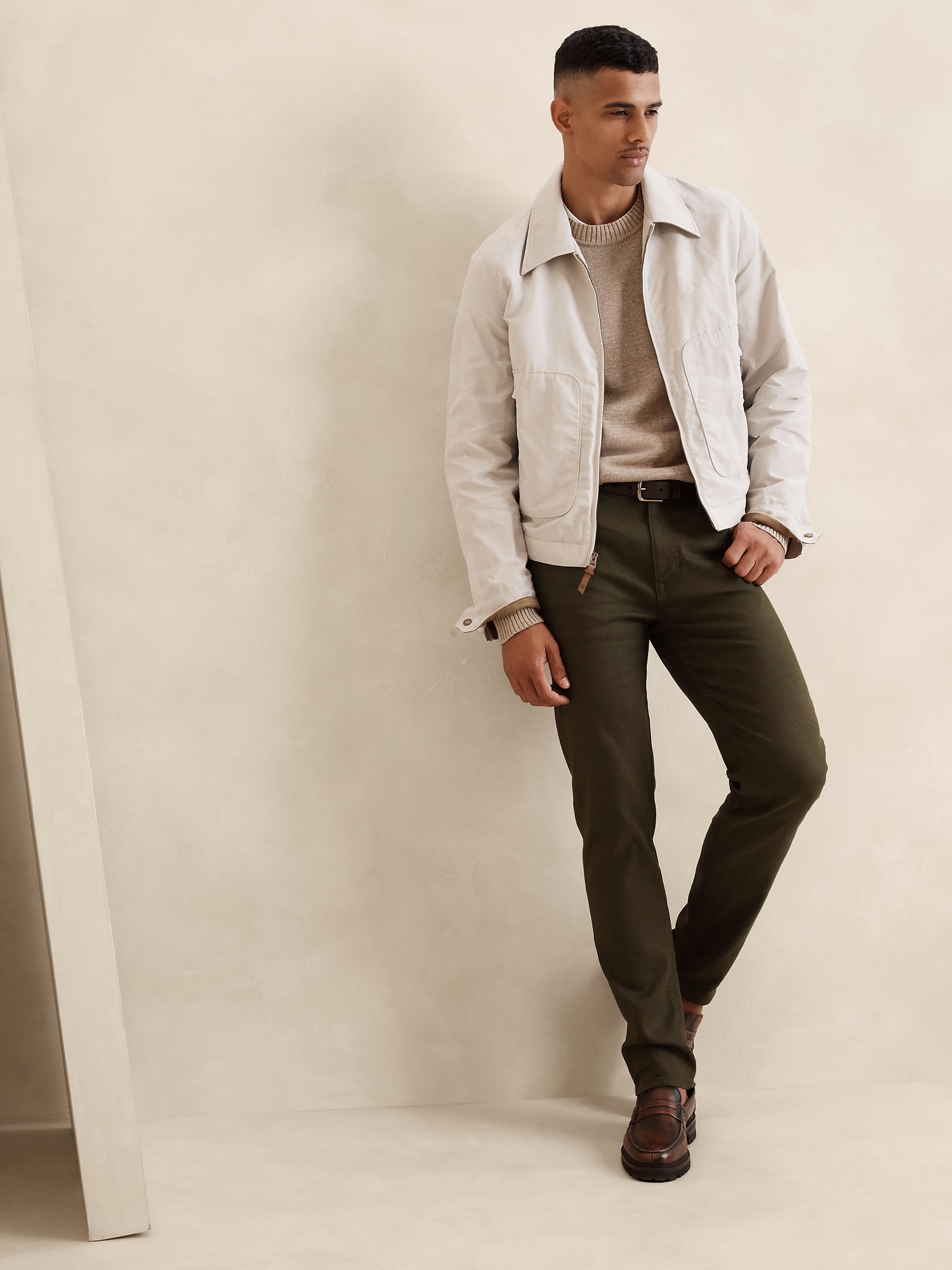 Image number 5 showing, Slim Linen-Cotton Traveler Pant