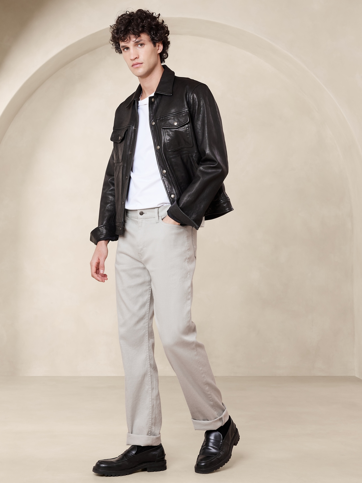 Image number 4 showing, Slim Linen-Cotton Traveler Pant