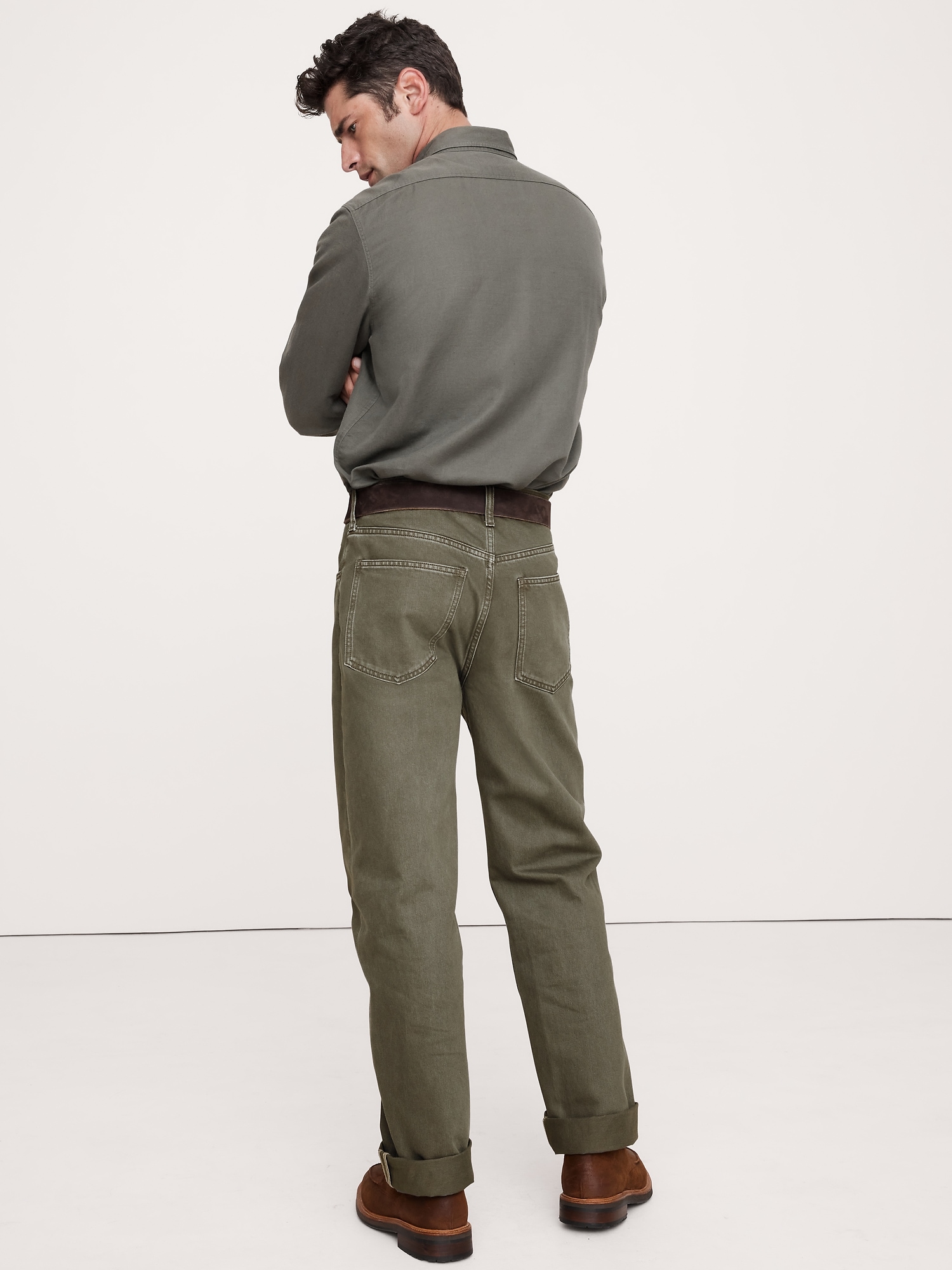 Image number 3 showing, Straight Garment Dye Jean