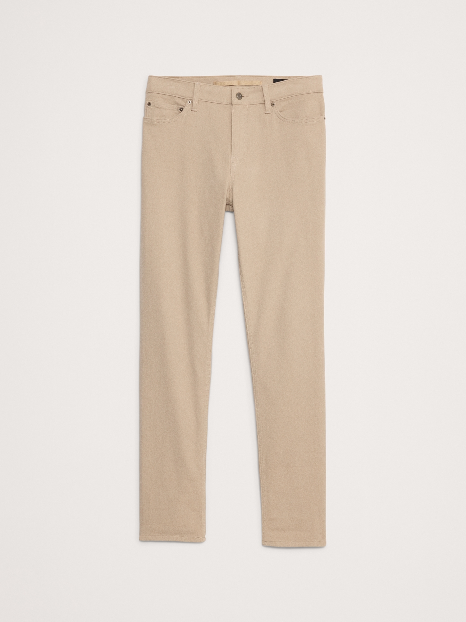 Slim Brushed Traveler Pant - Khaki Beige Stone