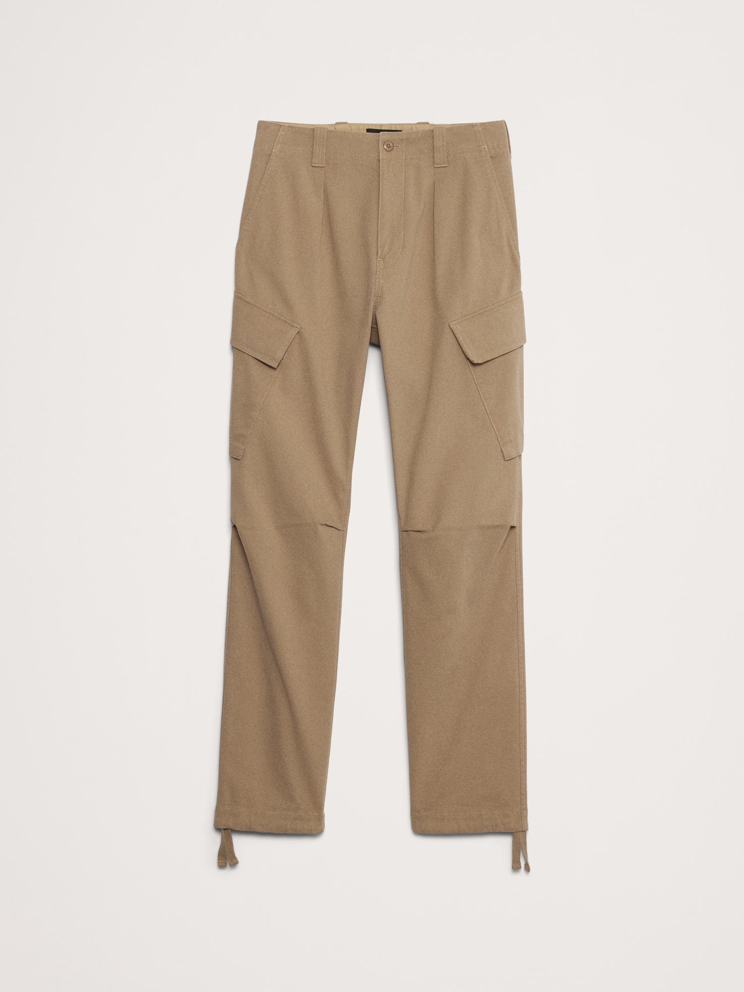 Brushed Twill Cargo Pant - Beige