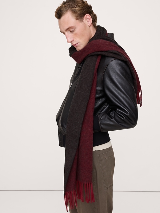 Italian Wool-Cashmere Scarf