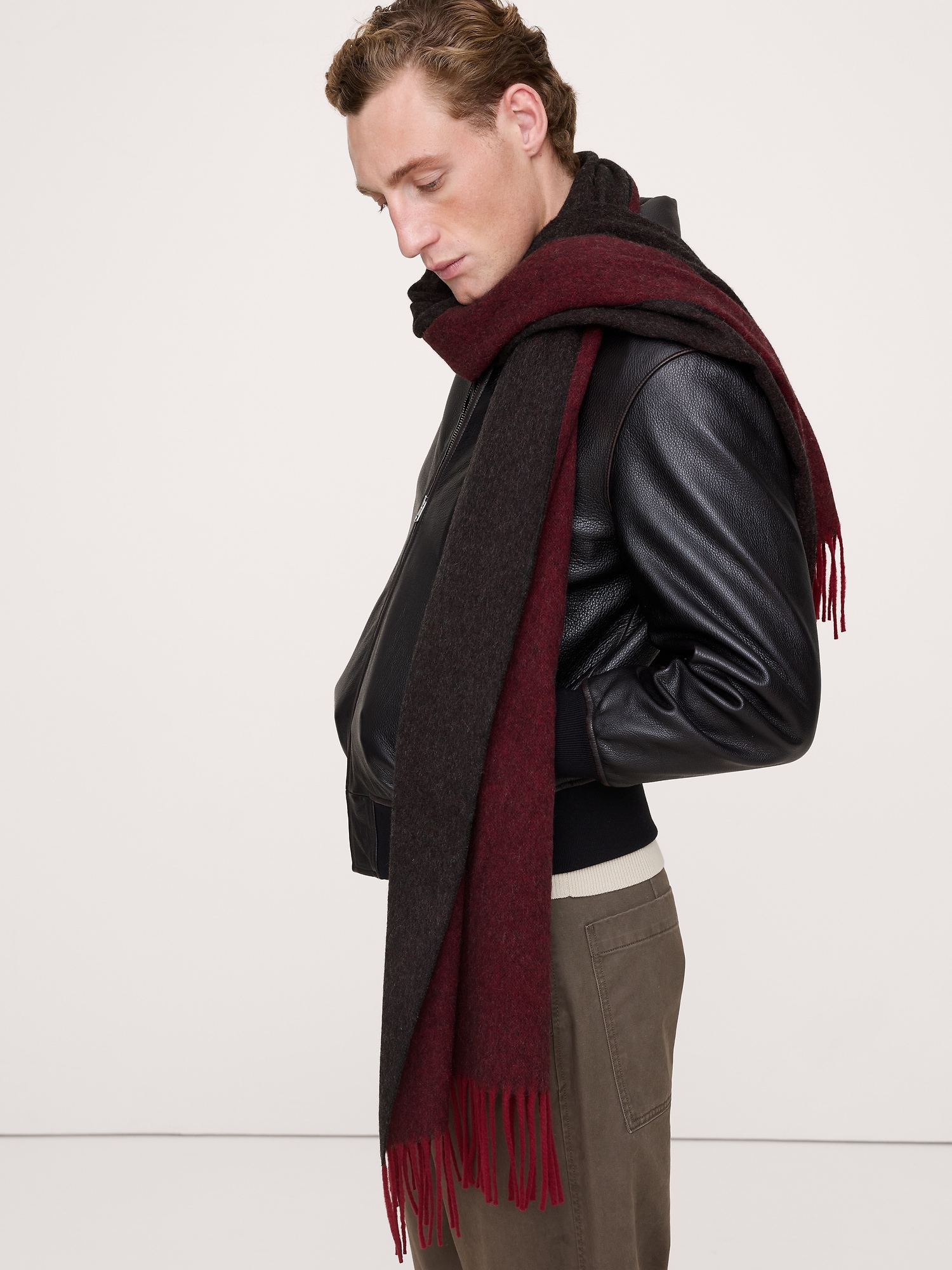 Italian Wool-Cashmere Scarf