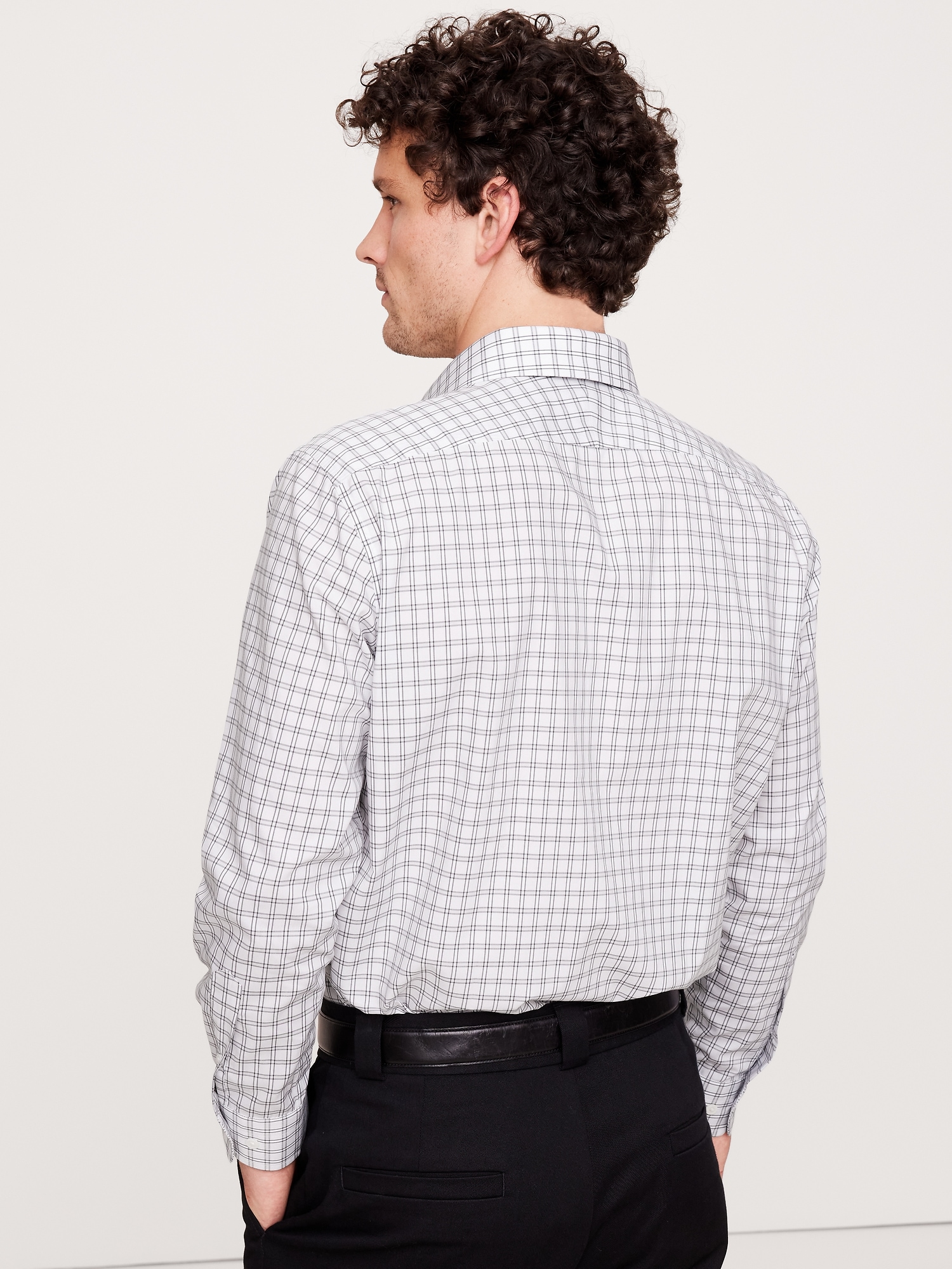 Image number 8 showing, Slim-Fit Wrinkle-Resistant Dress Shirt