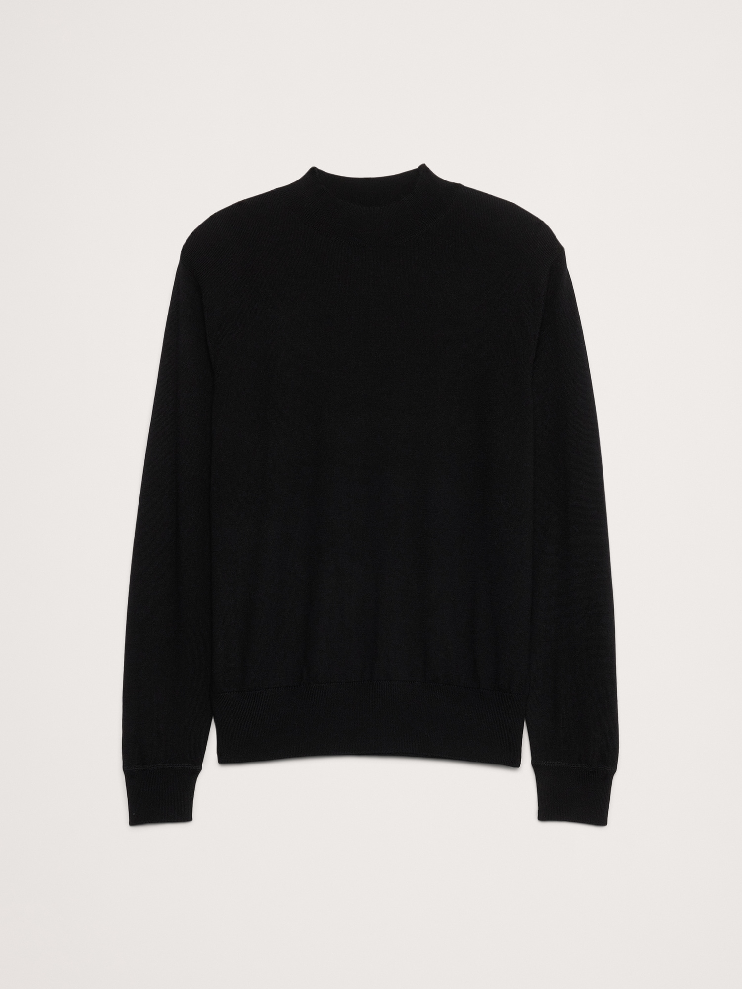 Image number 5 showing, Merino Mock-Neck Sweater