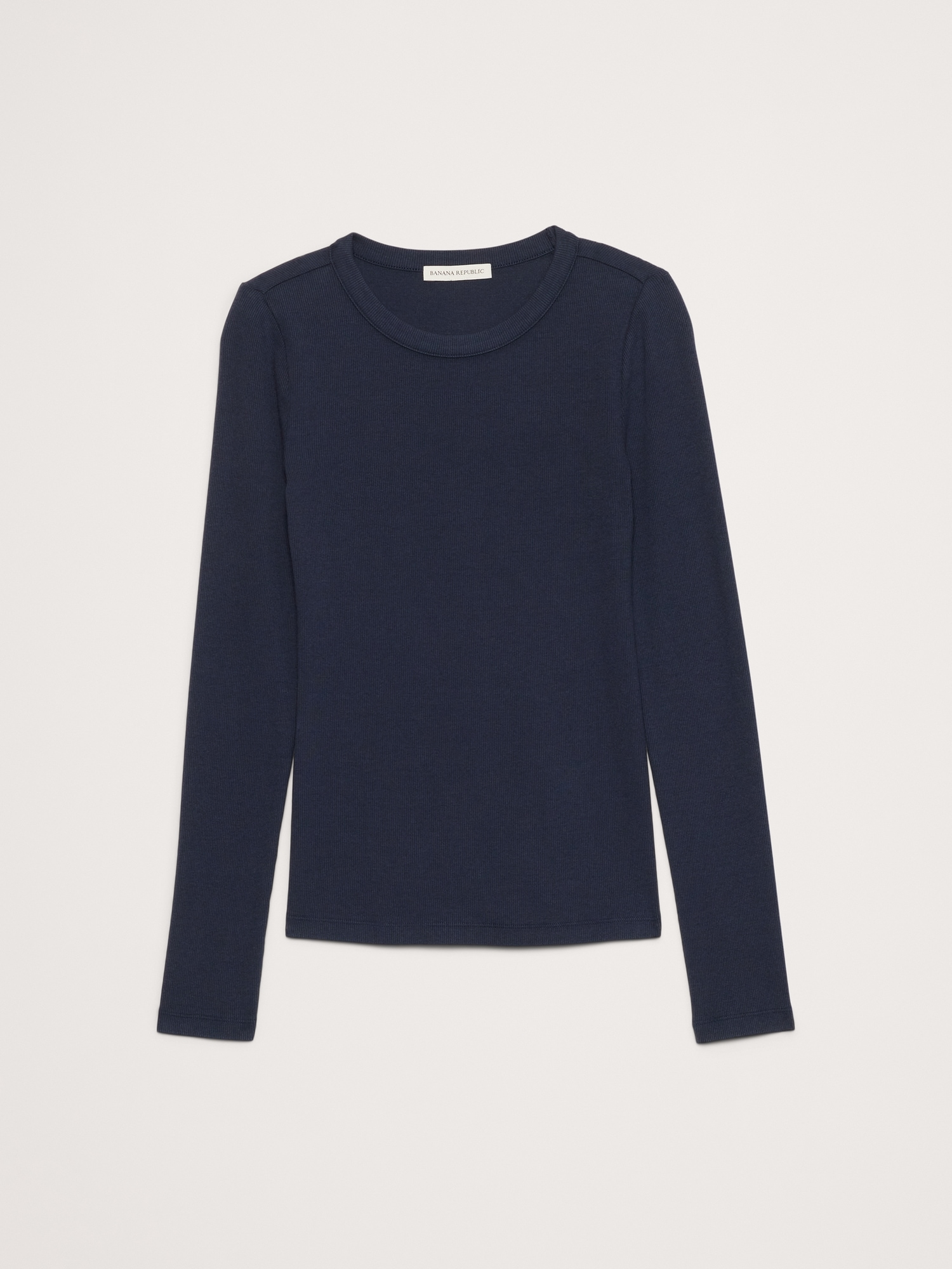 Image number 7 showing, Ribbed Crew-Neck T-Shirt