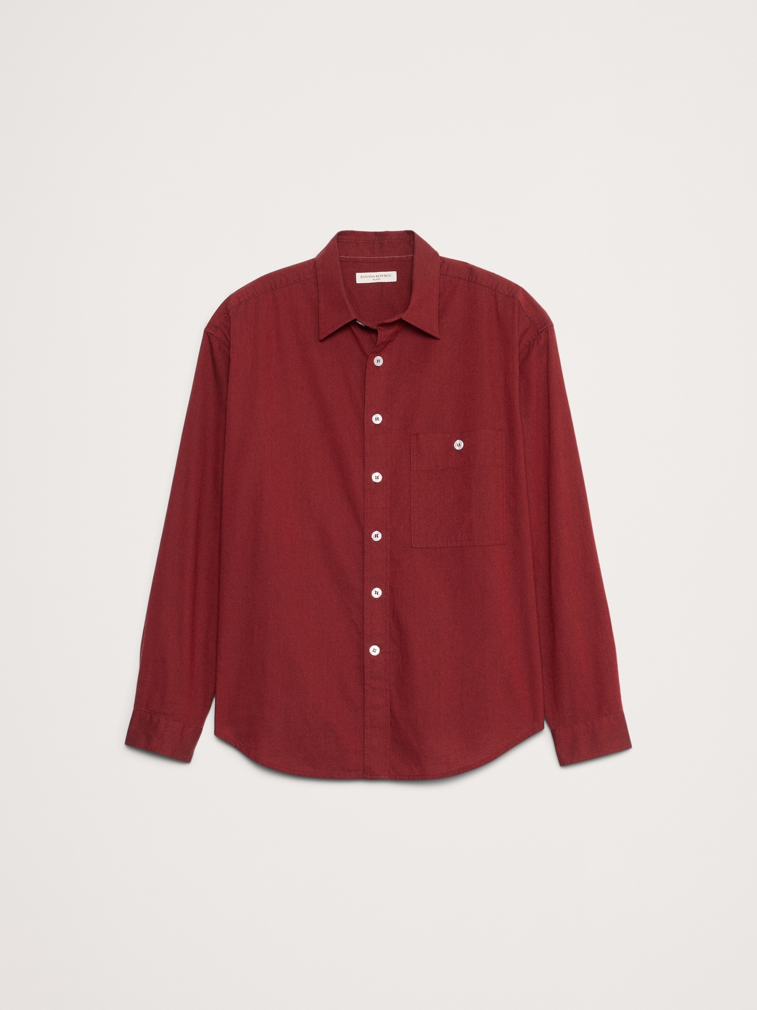 Image number 4 showing, Relaxed-Fit Washed Cotton Poplin Shirt
