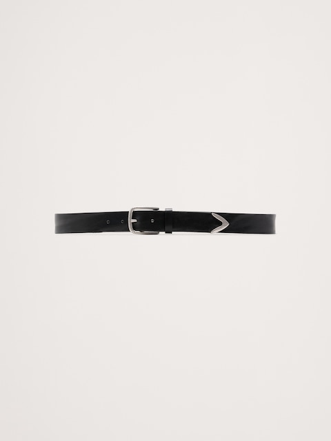 Leather Western Belt