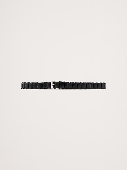 Woven Leather Belt