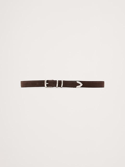 Nubuck Leather Ranger Belt