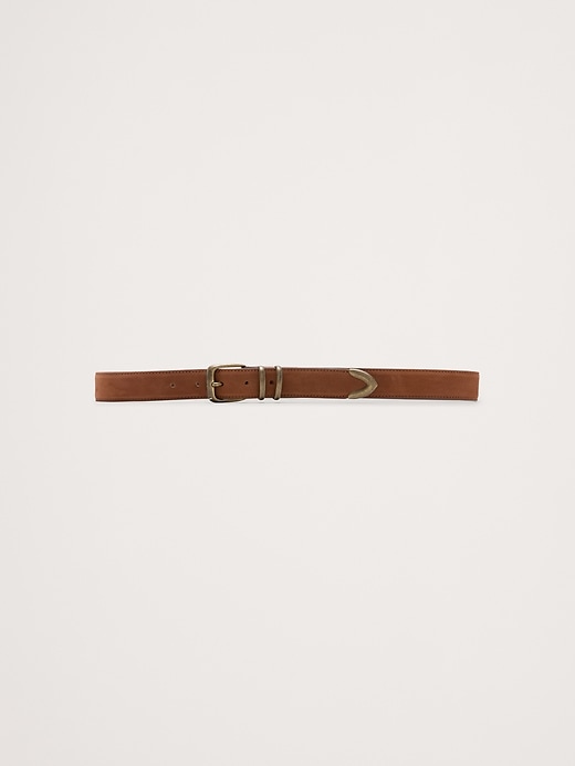 Nubuck Leather Ranger Belt