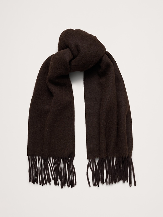 Brushed Alpaca-Wool Blend Scarf | Banana Republic