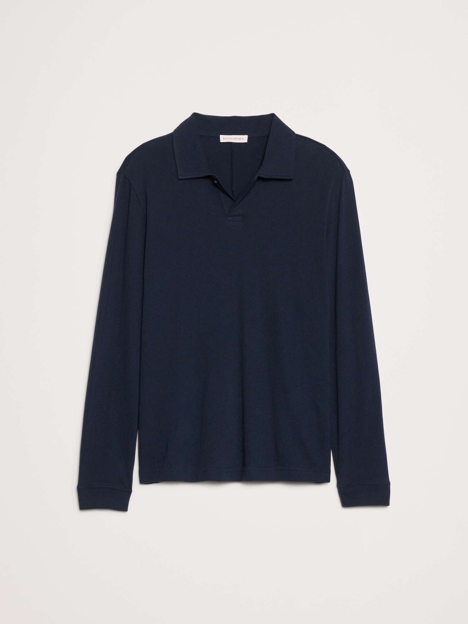Image number 4 showing, Cotton Jersey Long-Sleeve Polo