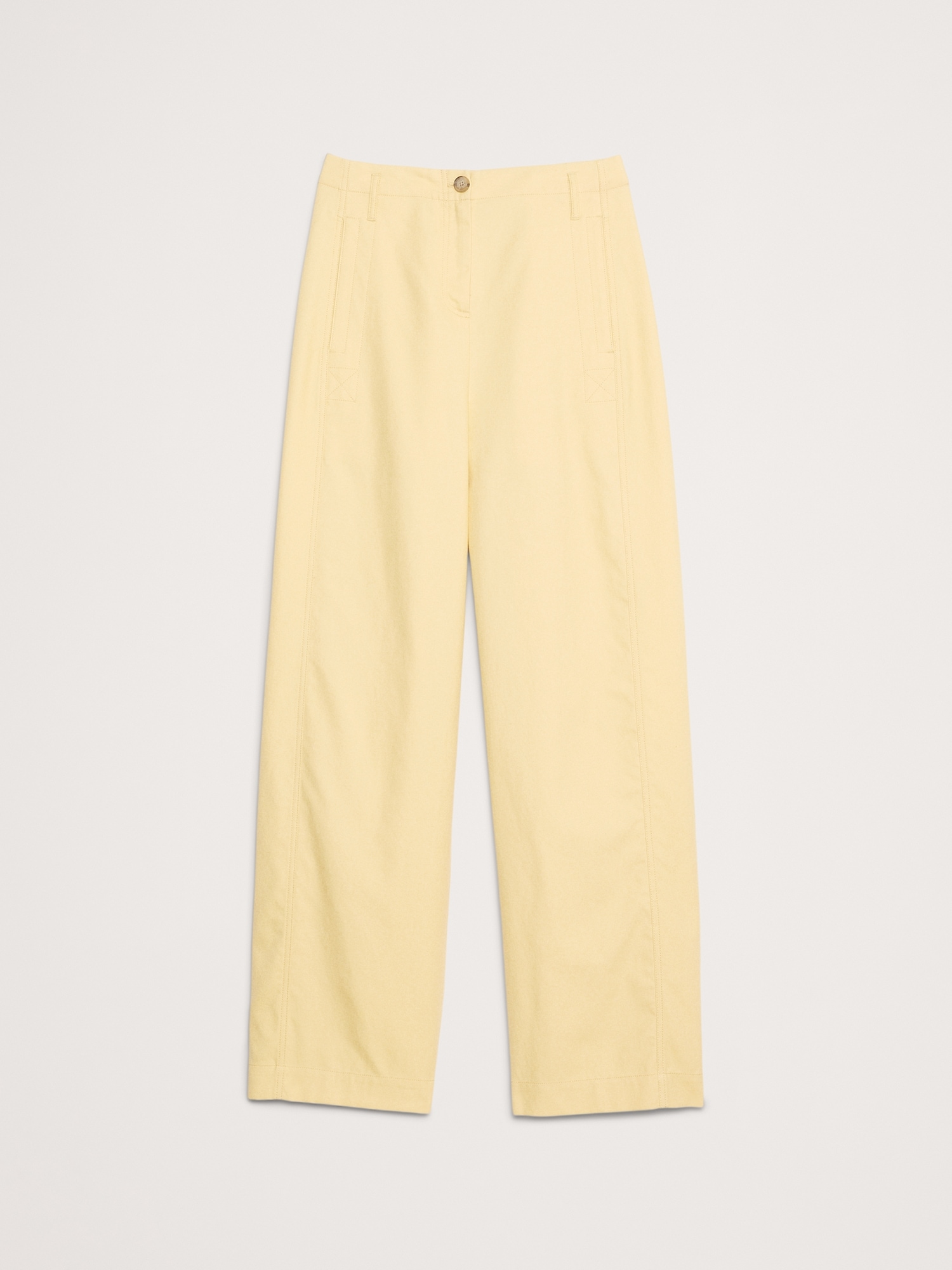 Image number 5 showing, Ultra-High Rise Barrel Soft Chino