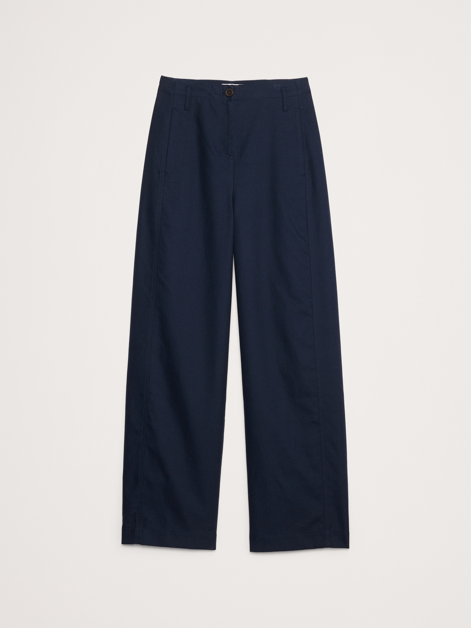 Image number 5 showing, Ultra-High Rise Barrel Soft Chino