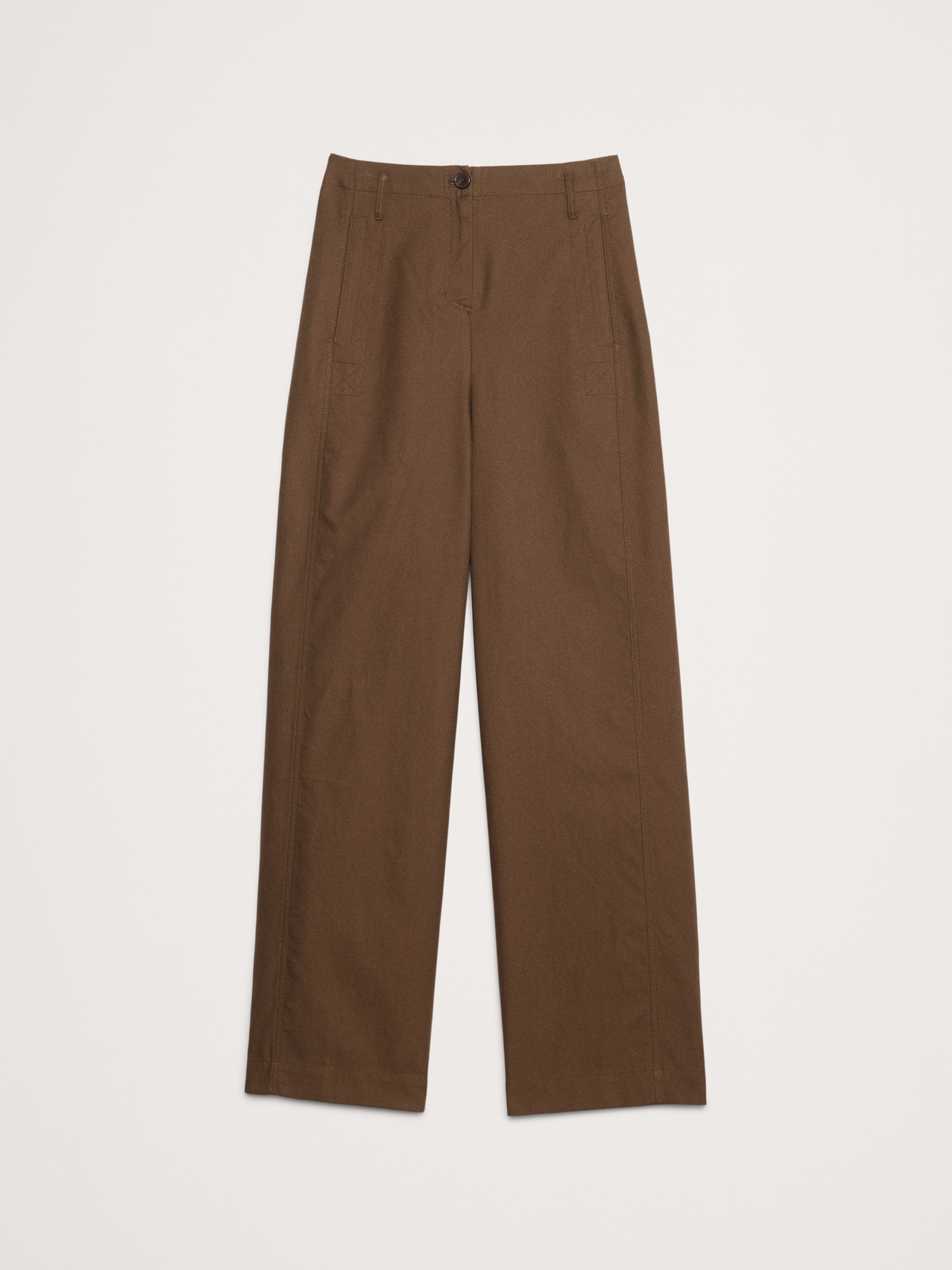 Image number 8 showing, Ultra-High Rise Barrel Soft Chino