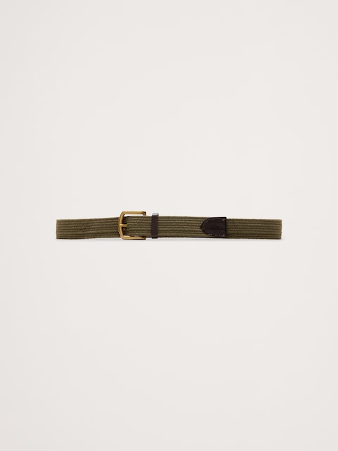 Woven Braided Cotton Belt