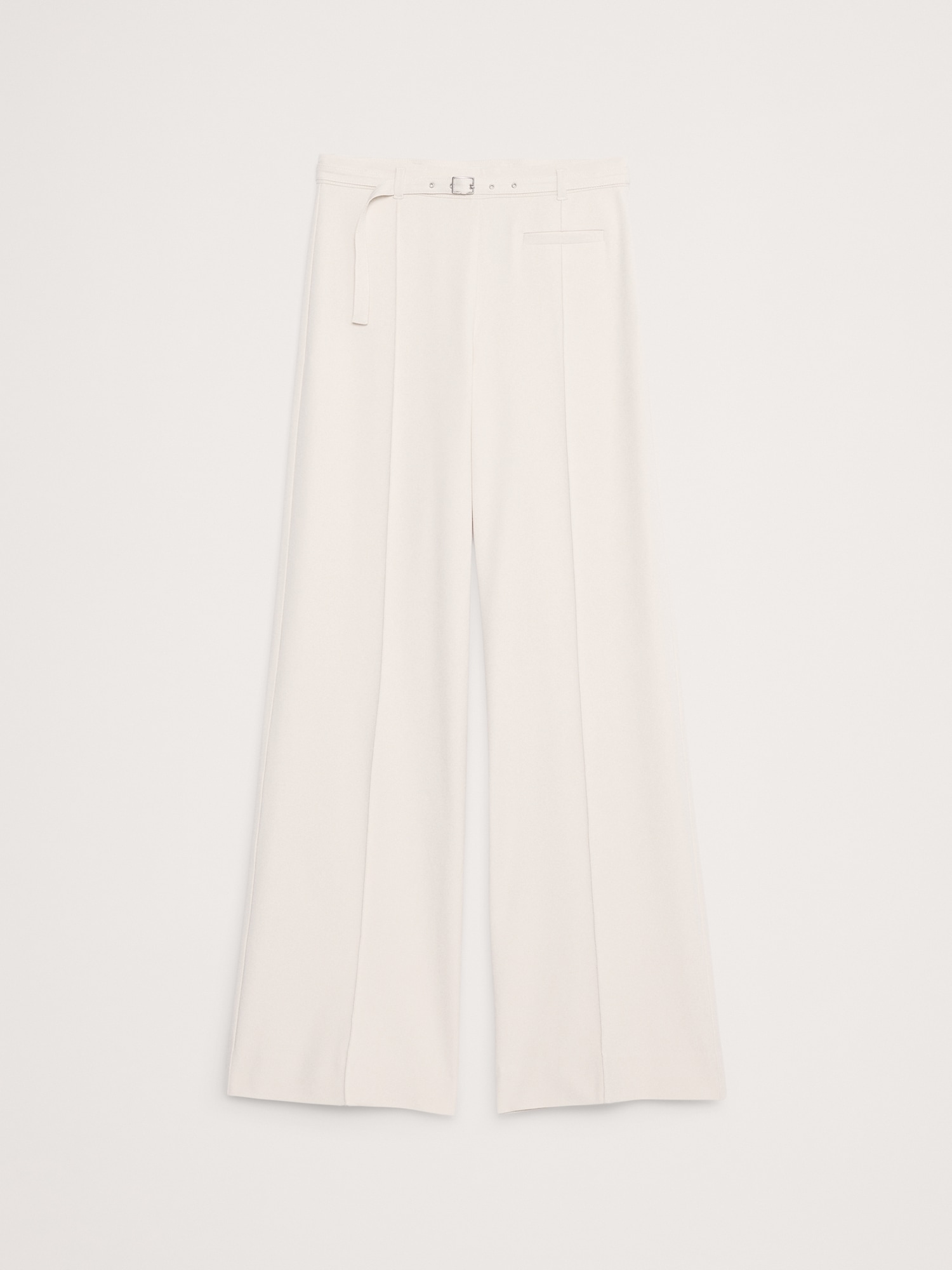 Image number 8 showing, Mid-Rise Wide-Leg City Stretch Pant