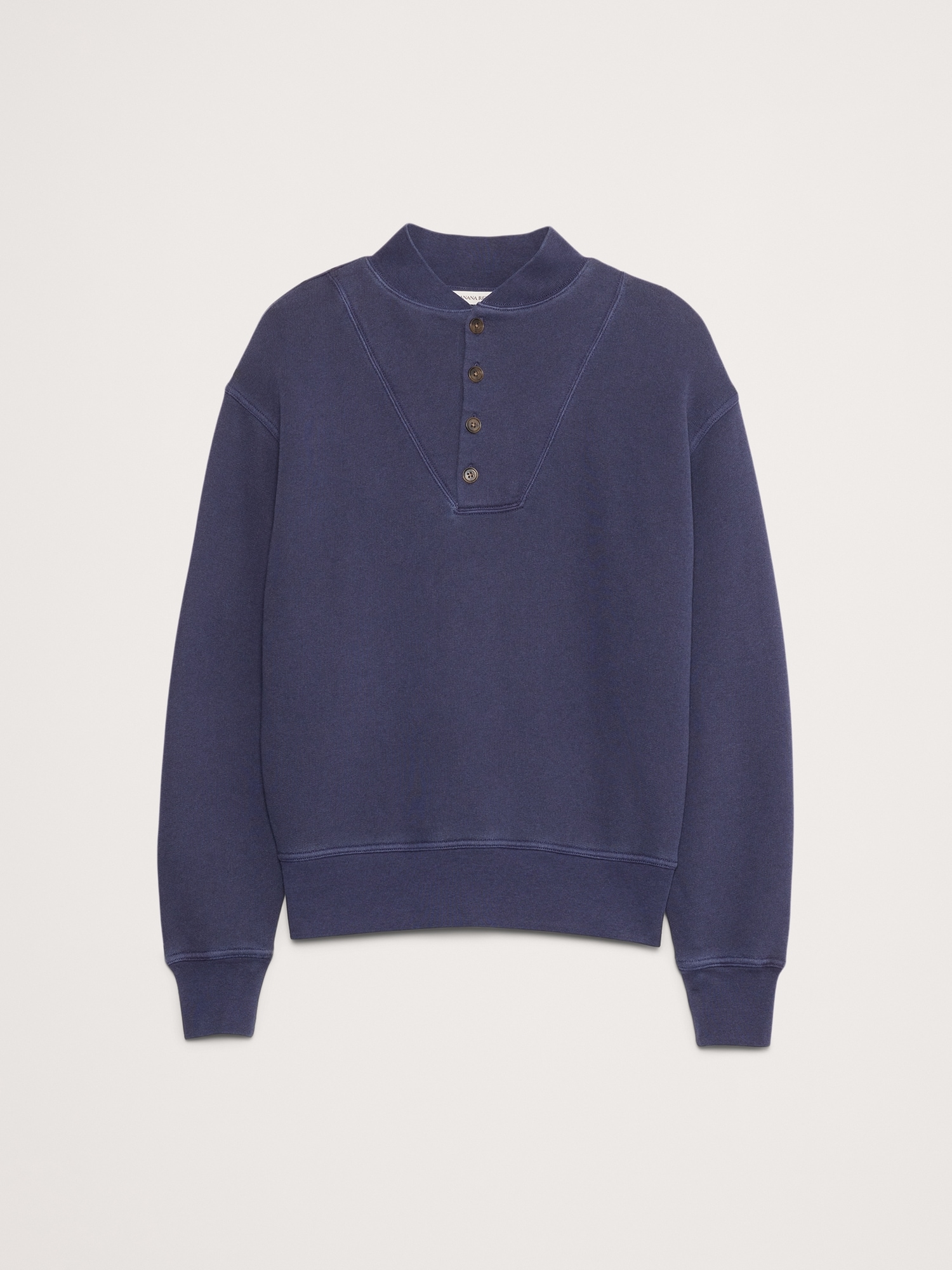 Image number 4 showing, French Terry Henley Sweatshirt