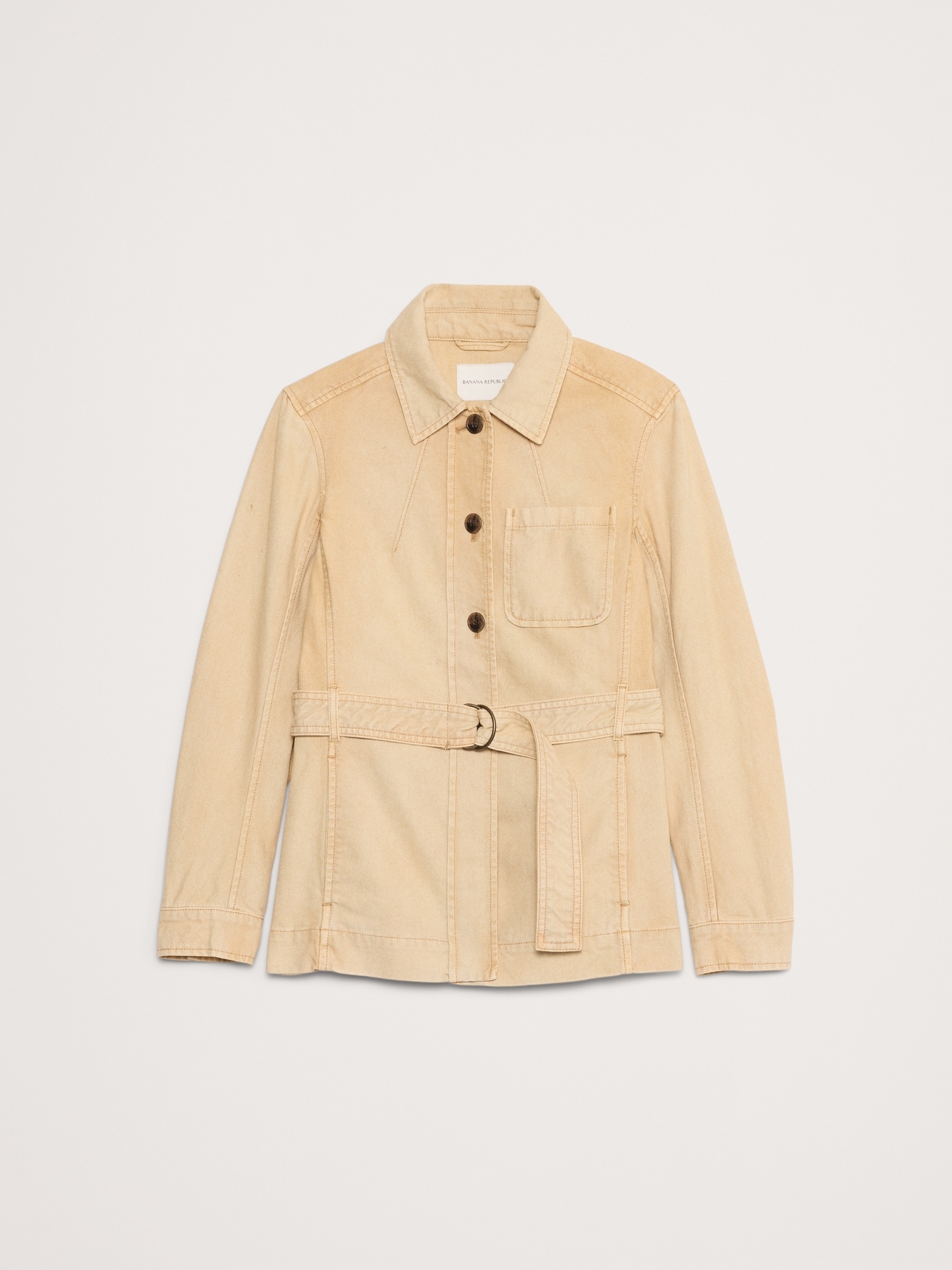 Image number 5 showing, Cotton Canvas Shirt Jacket