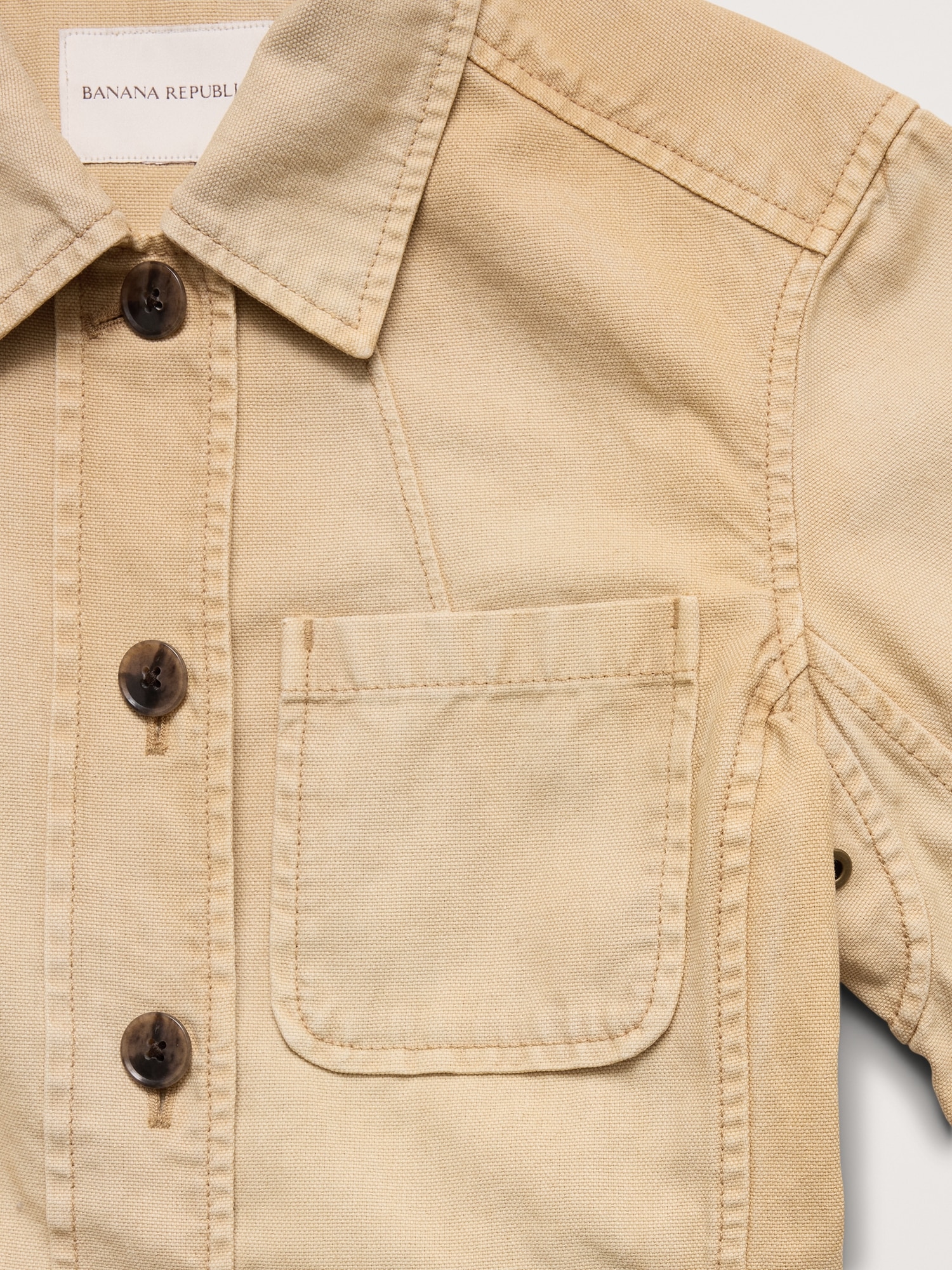 Image number 7 showing, Cotton Canvas Shirt Jacket