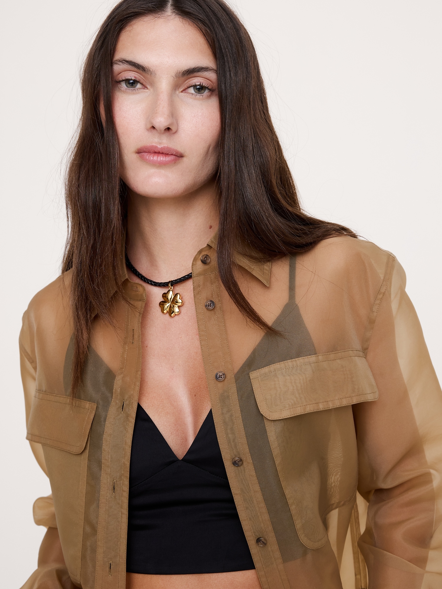 Image number 2 showing, Leather Cord Necklace by Martha Calvo