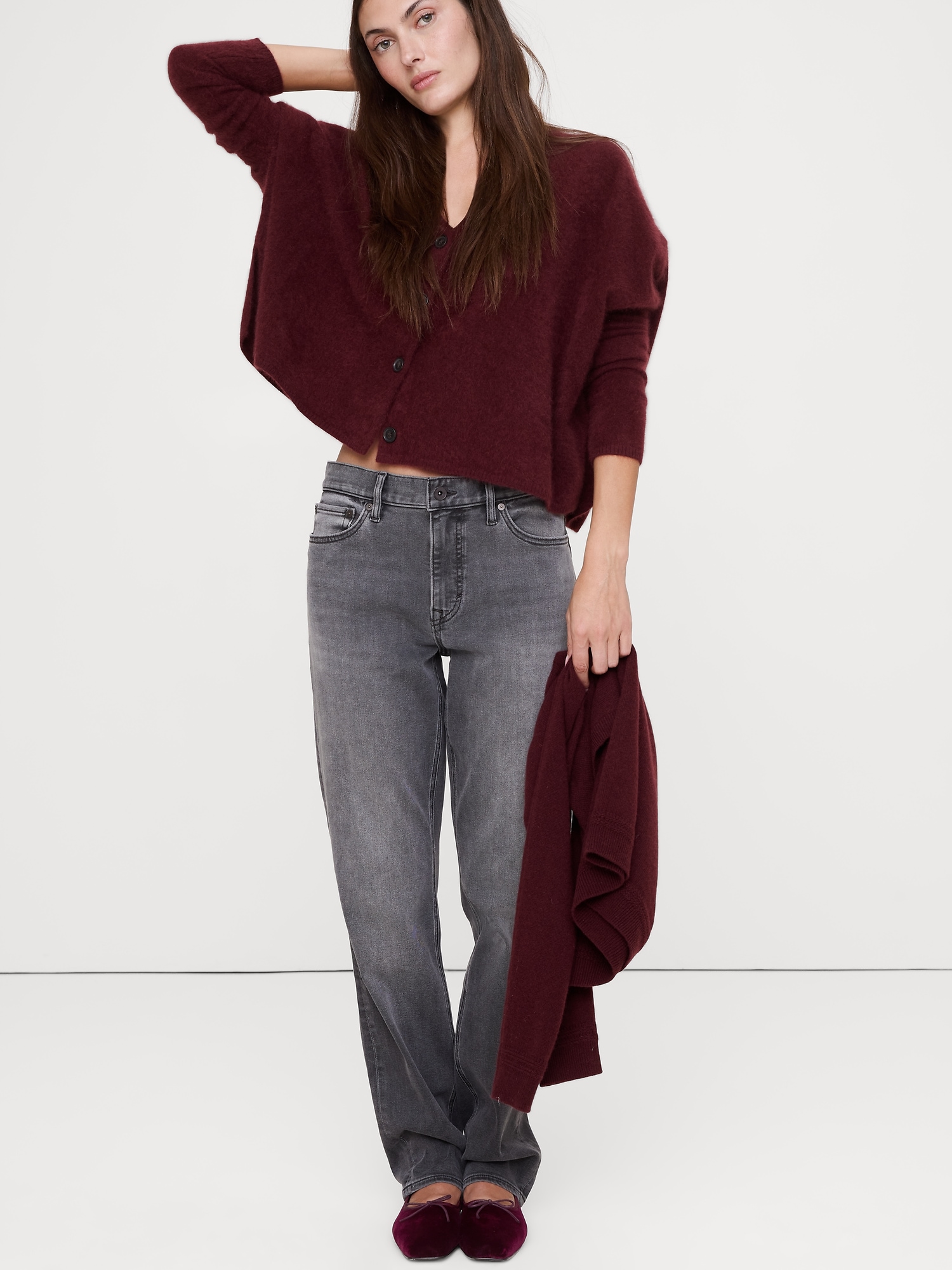 Image number 2 showing, Jada Velvet Square-Toe Flat by Freda Salvador