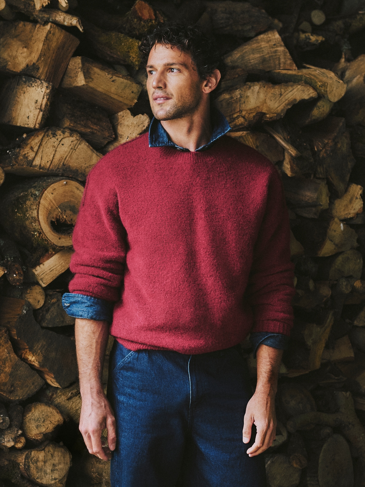 Image number 4 showing, Italian Alpaca-Wool Blend Sweater