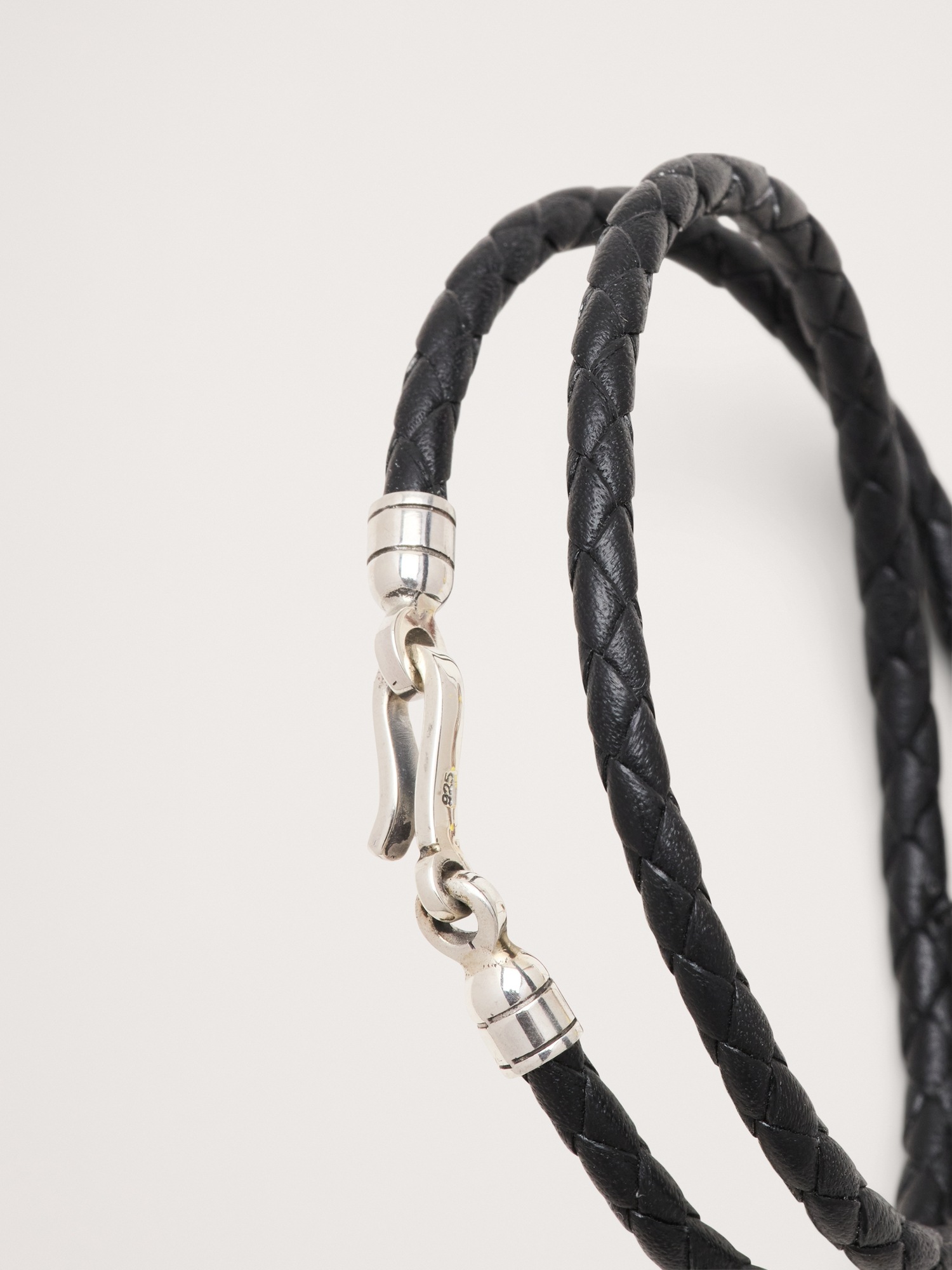 Image number 3 showing, Euro Braided Leather Double Wrap by Caputo & Co