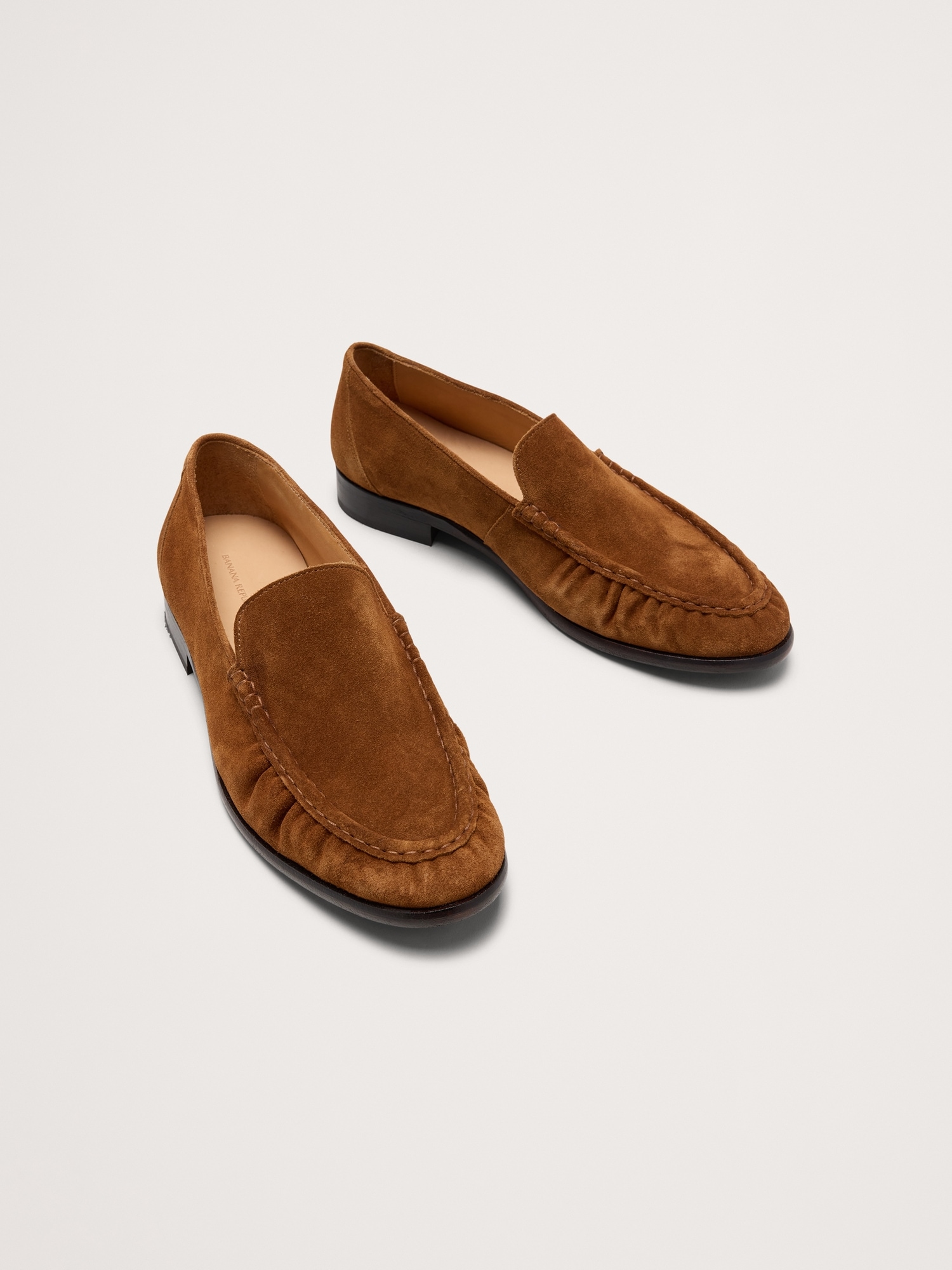 Image number 3 showing, Suede Moc-Toe Loafer