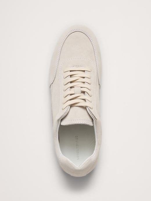 Italian Suede Low-Pro Sneaker | Banana Republic
