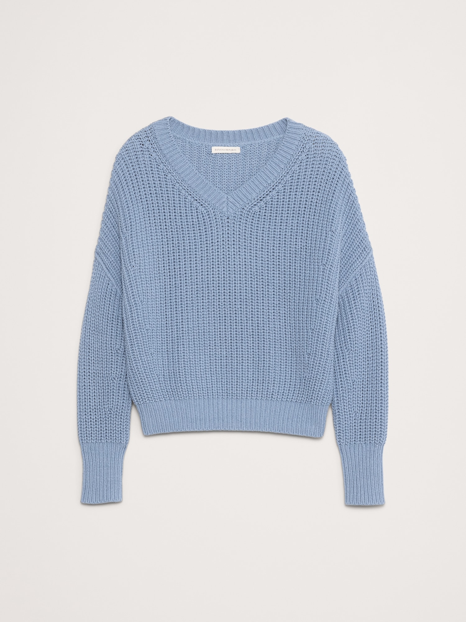 Image number 4 showing, Cotton V-Neck Sweater