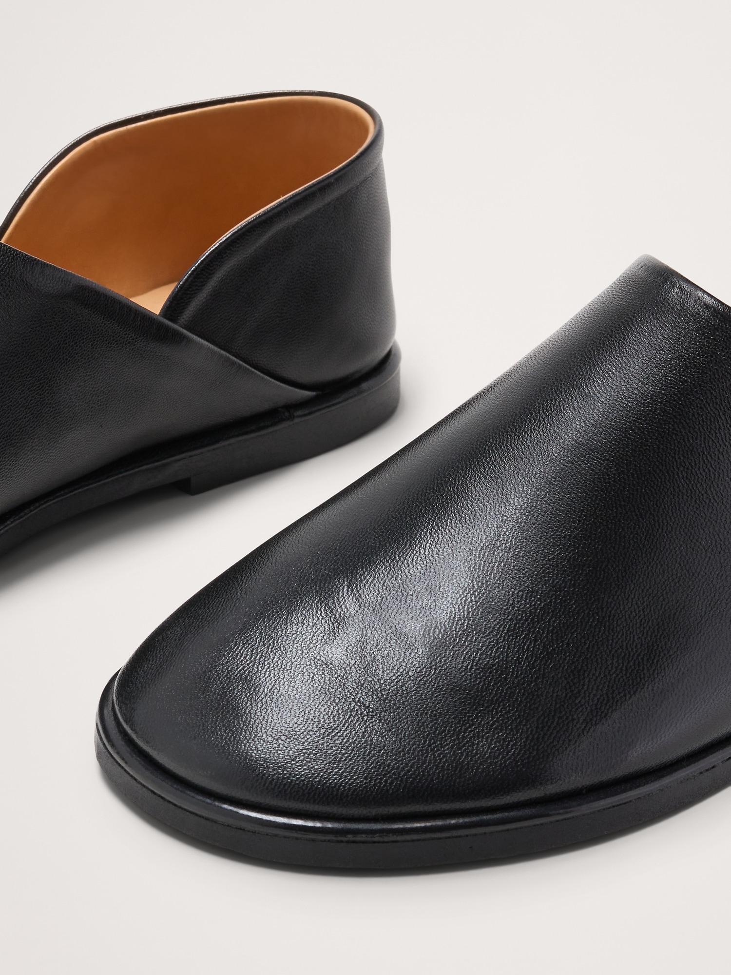 Image number 6 showing, Italian Leather Slip-On Flats