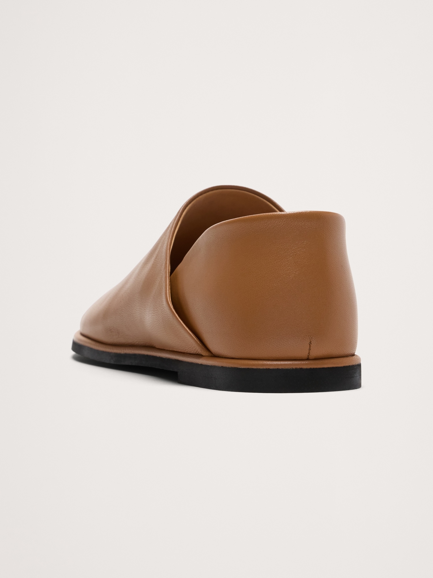 Image number 4 showing, Italian Leather Slip-On Flats