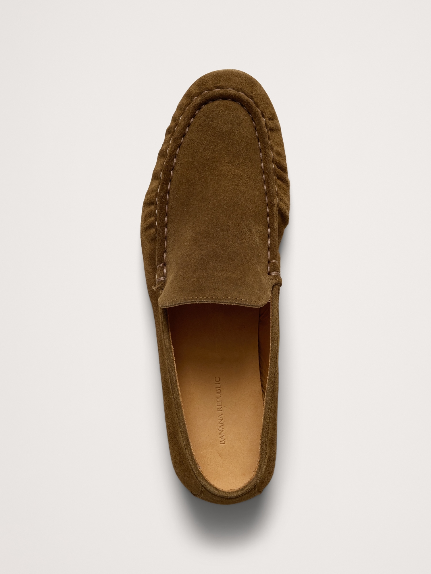 Image number 5 showing, Italian Suede Moc-Toe Loafer