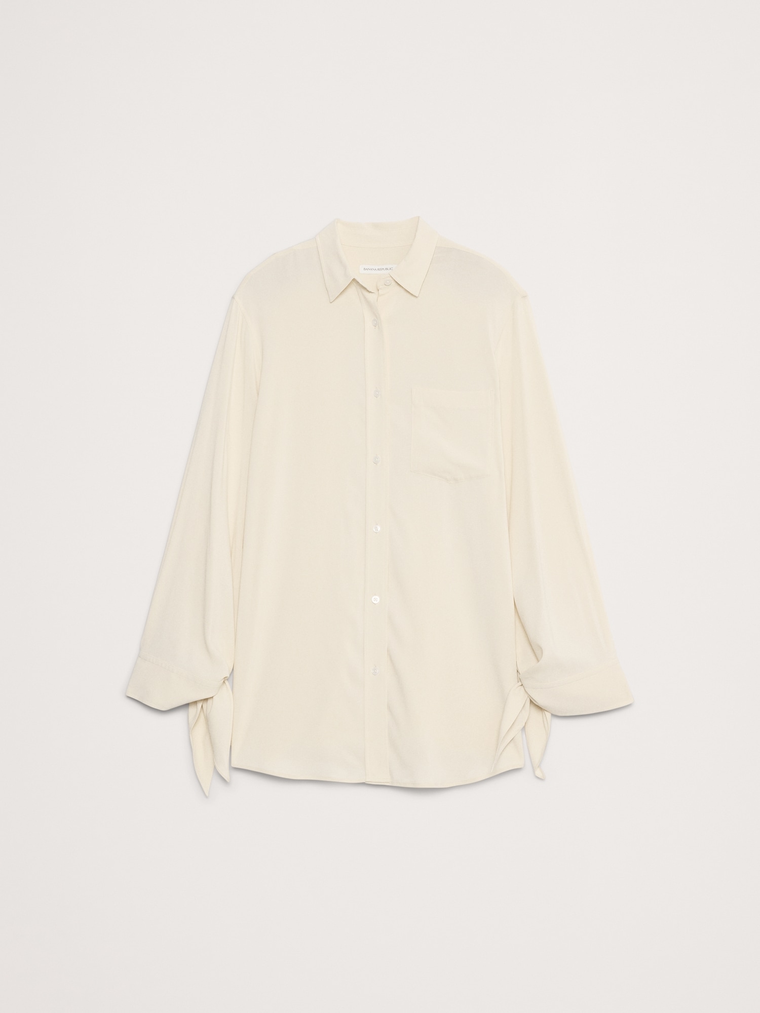 Image number 4 showing, Georgette Tie-Cuff Shirt