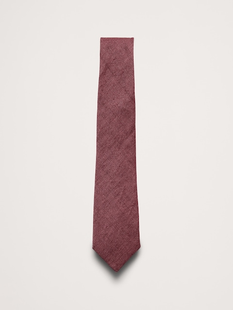 Textured Linen Tie