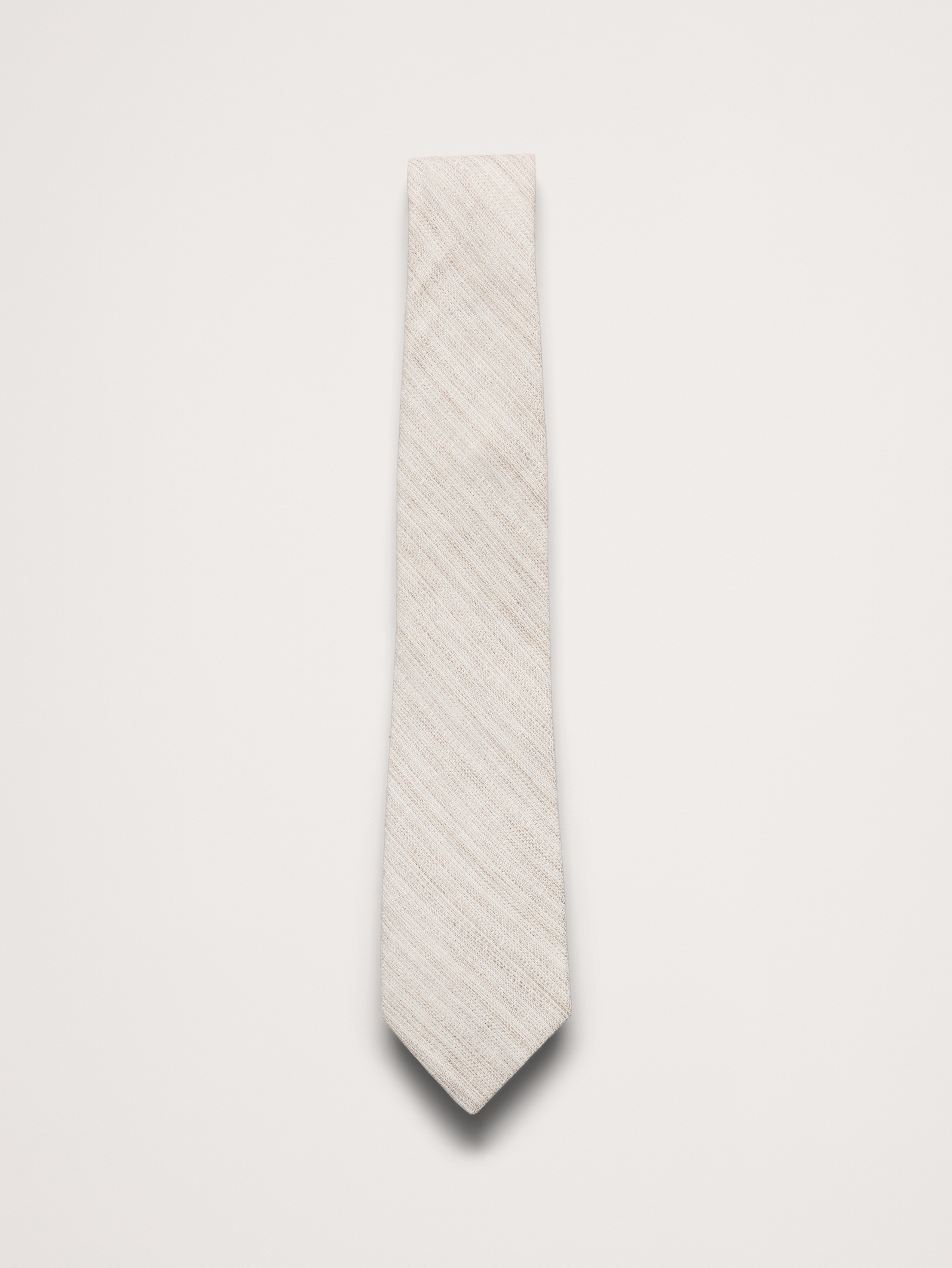 Linen-Cotton Slub Tie