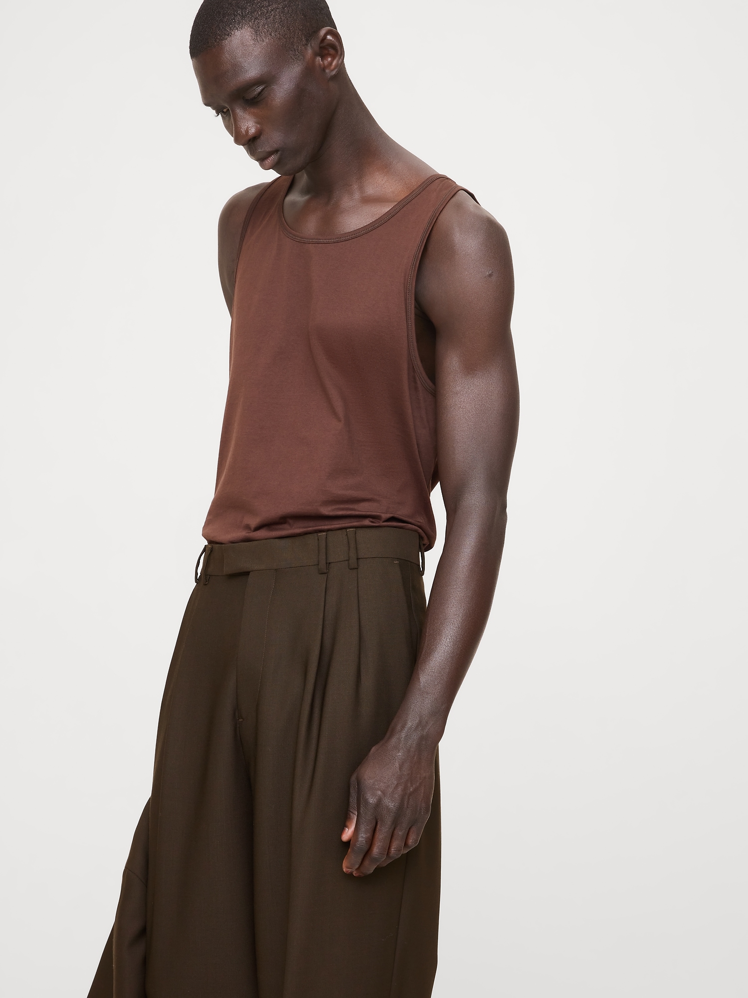 Image number 3 showing, Relaxed Italian Barathea Pleated Tuxedo Pant