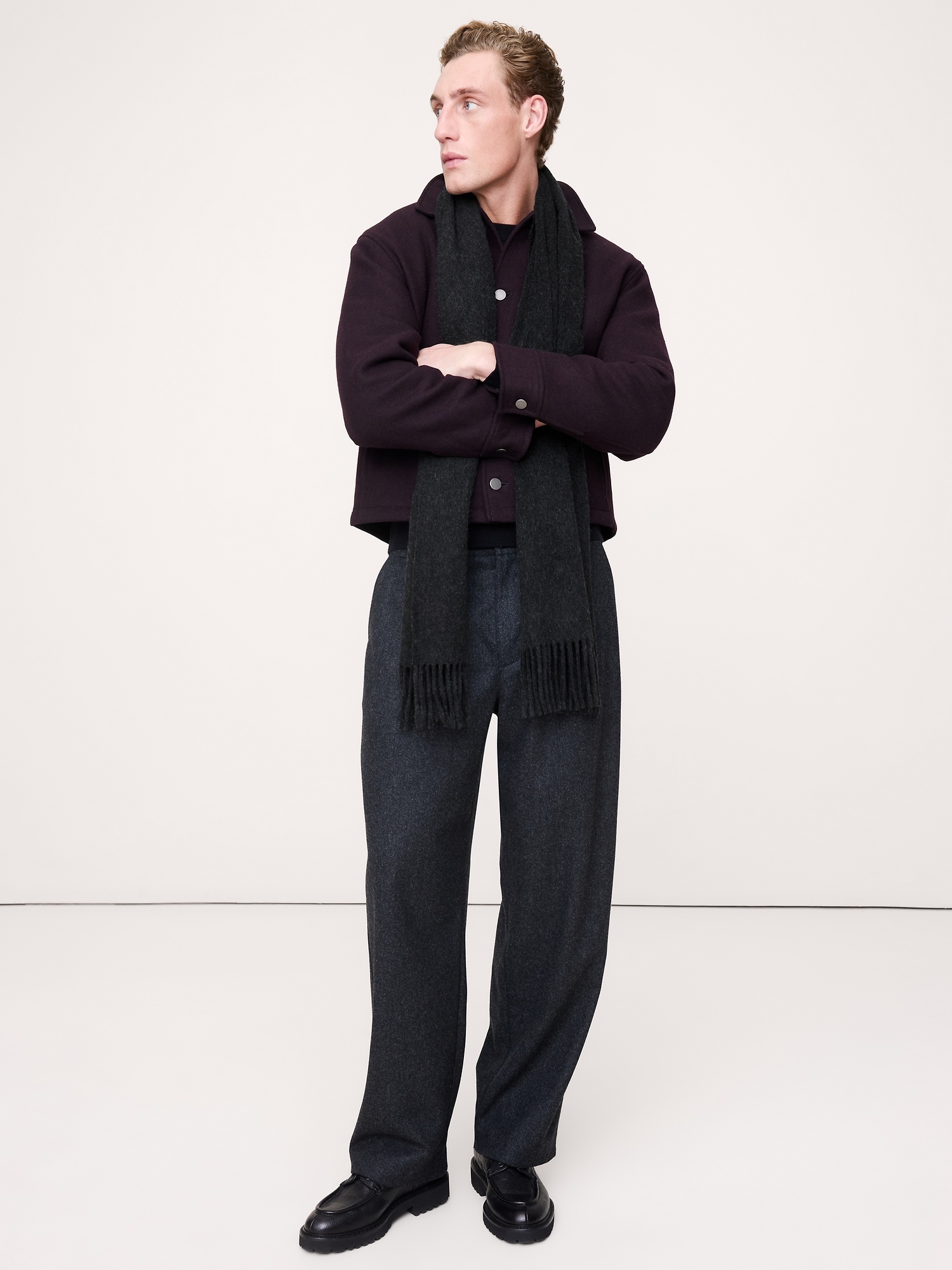 Image number 7 showing, Italian Wool-Cashmere Scarf