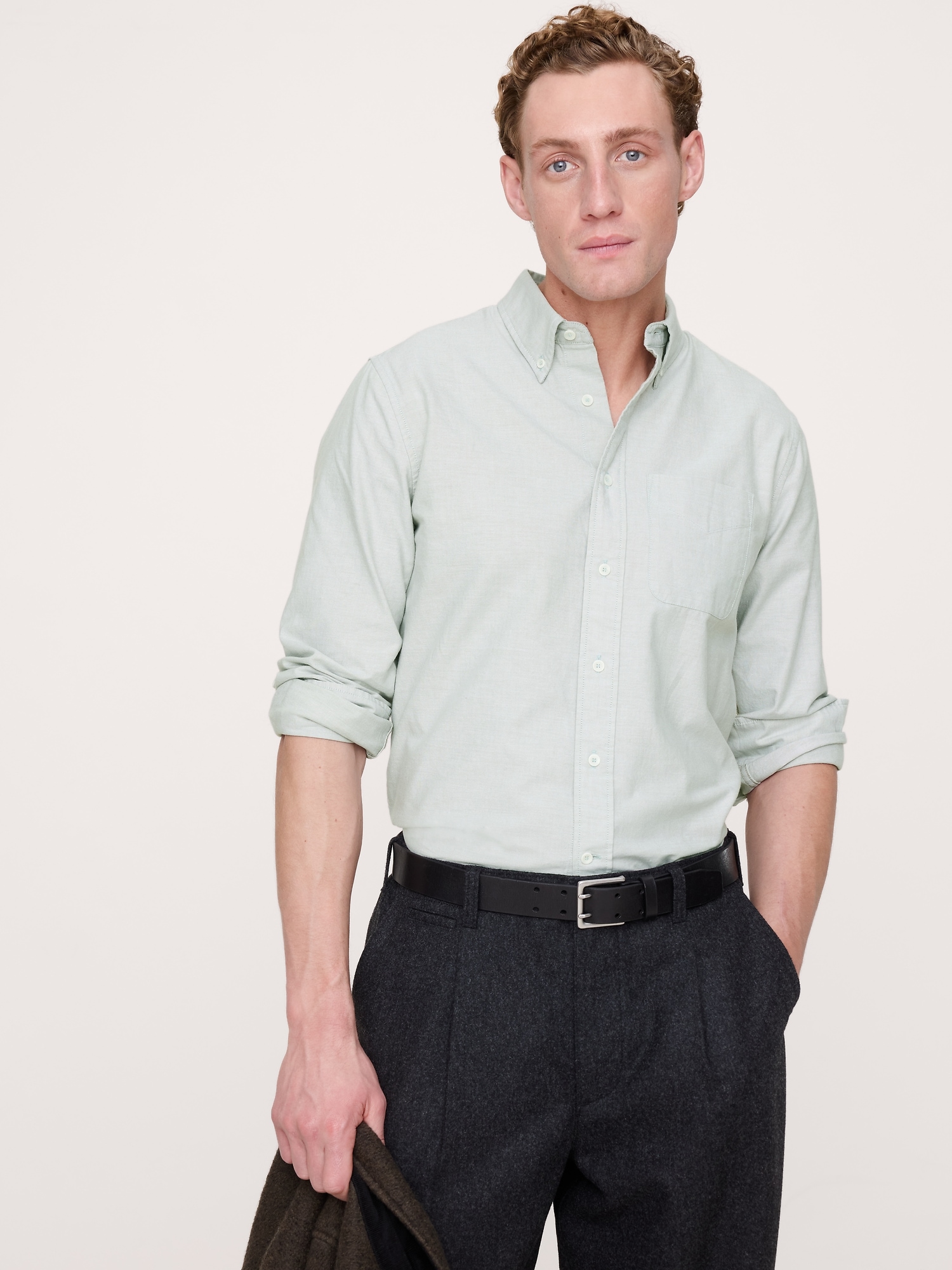 Standard-Fit Oxford Shirt