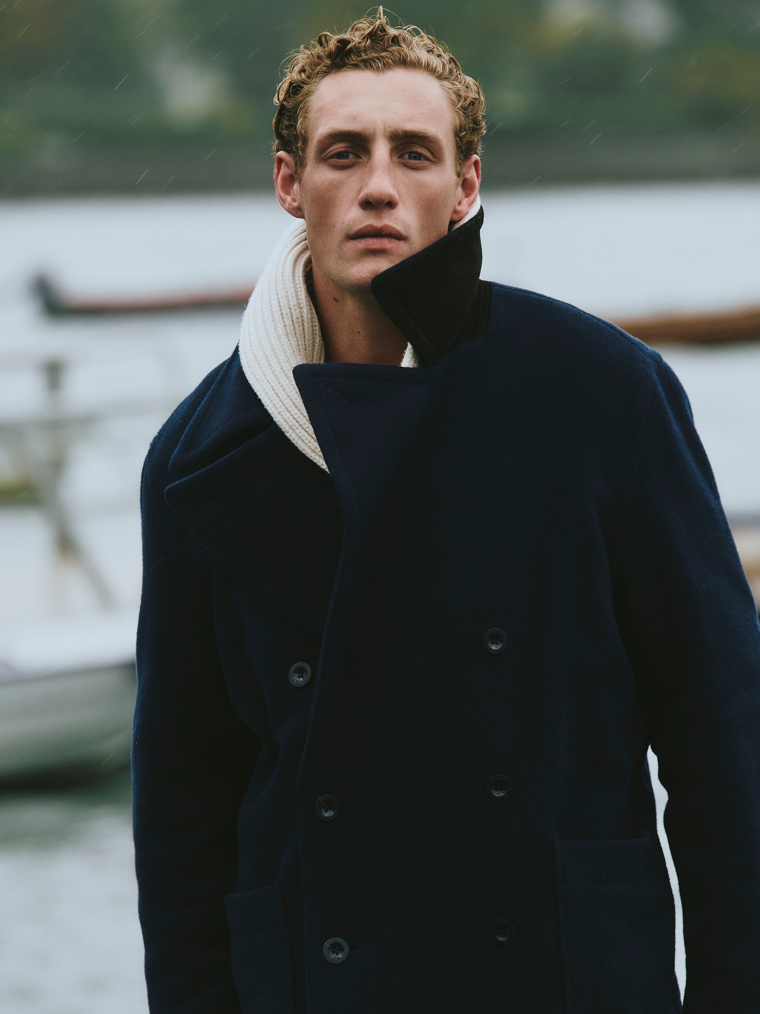 Image number 8 showing, Italian Melton Peacoat