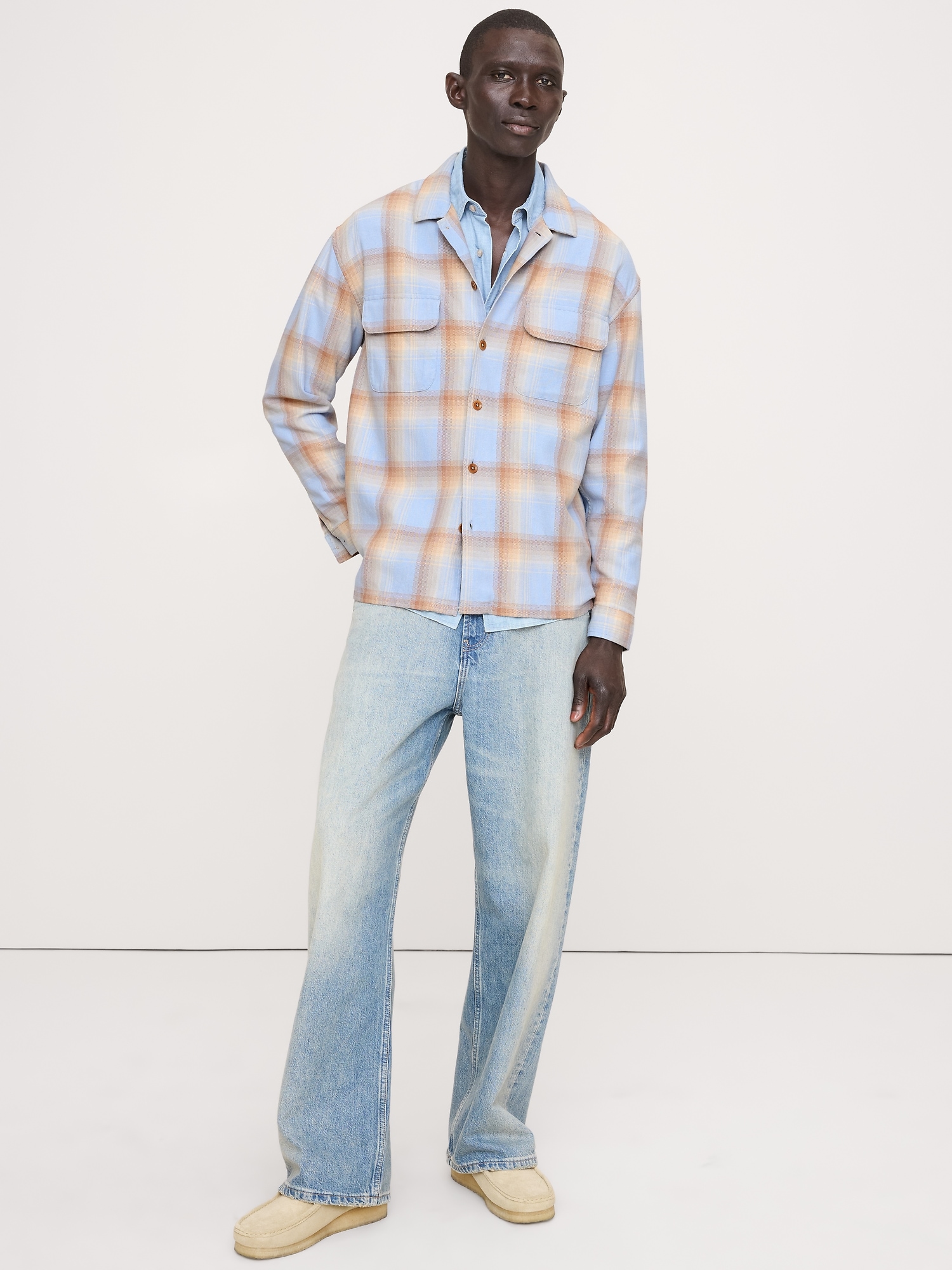 Relaxed-Fit Washed Cotton Resort Shirt
