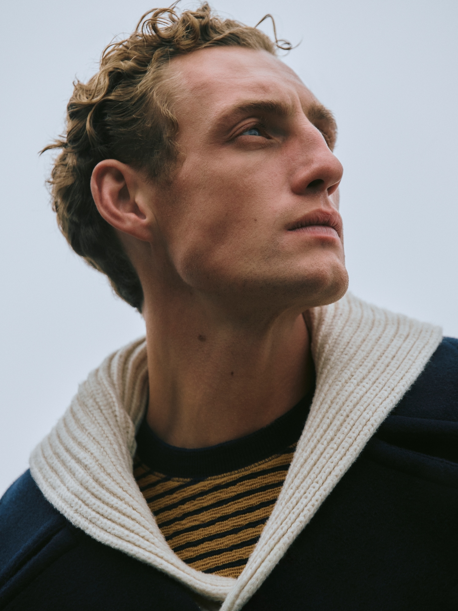 Image number 5 showing, Ribbed Shawl-Collar Sweater