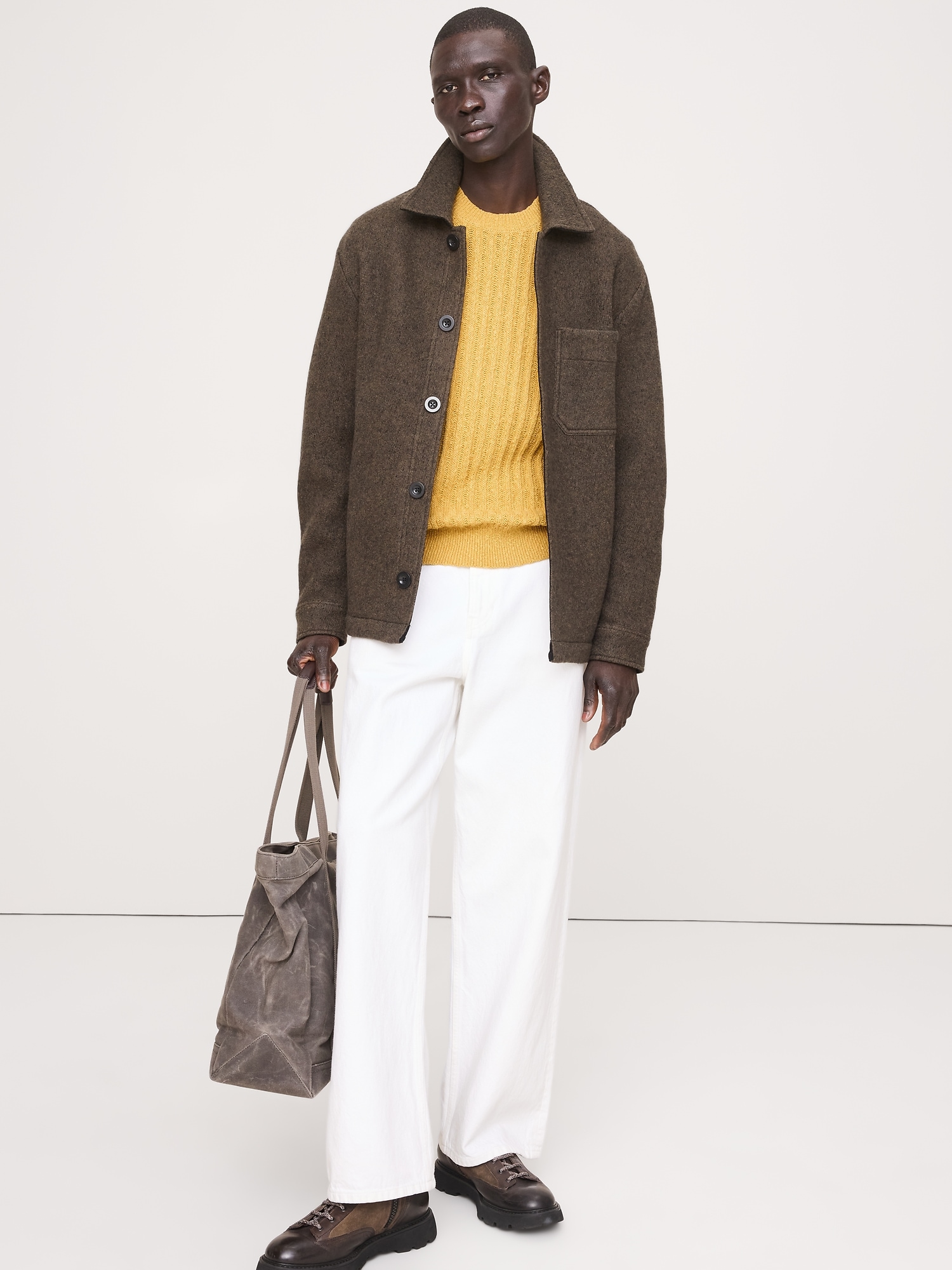 Image number 3 showing, Cotton-Linen Blend Crew-Neck Sweater