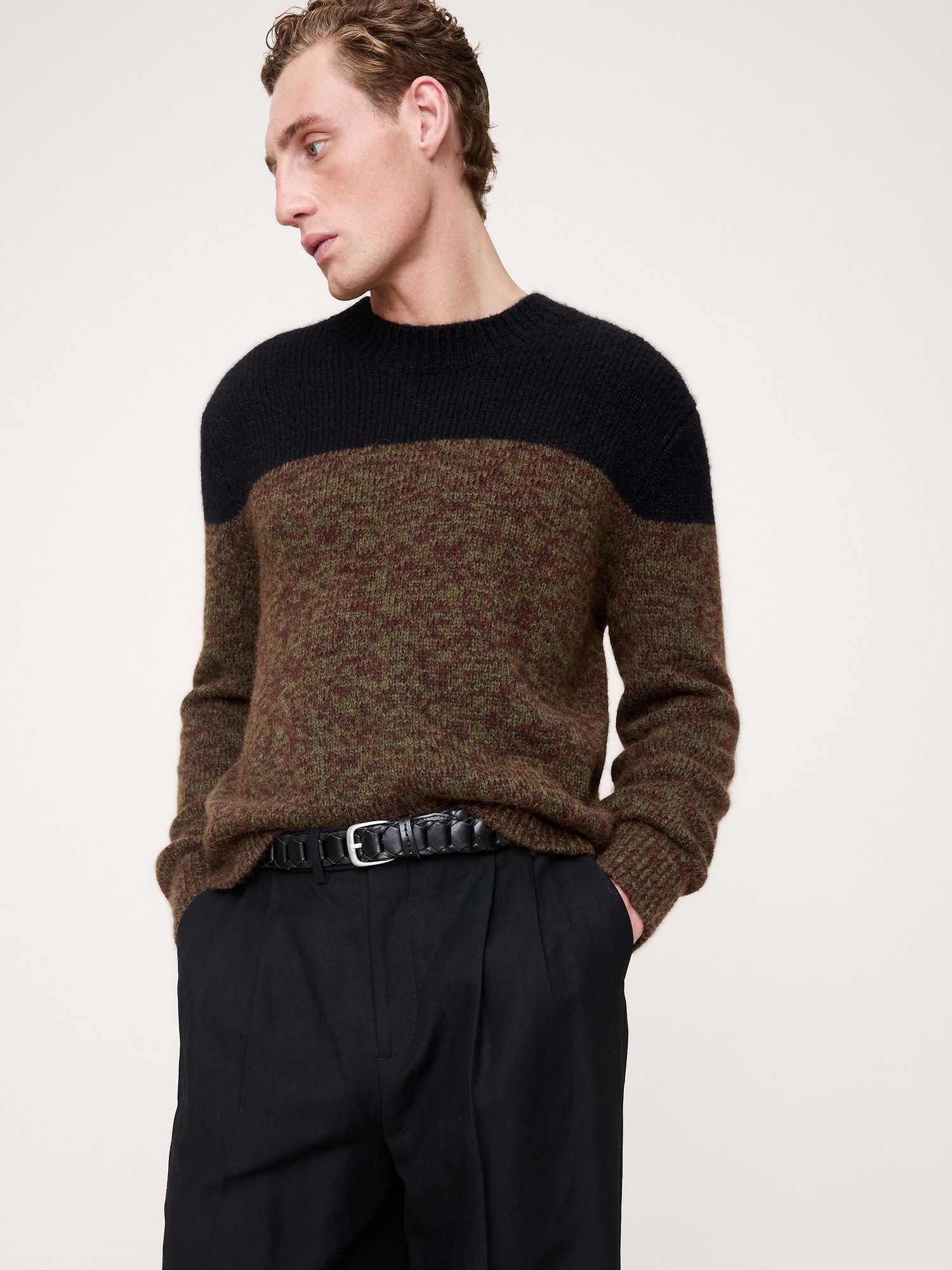 Image number 2 showing, Woven Leather Belt