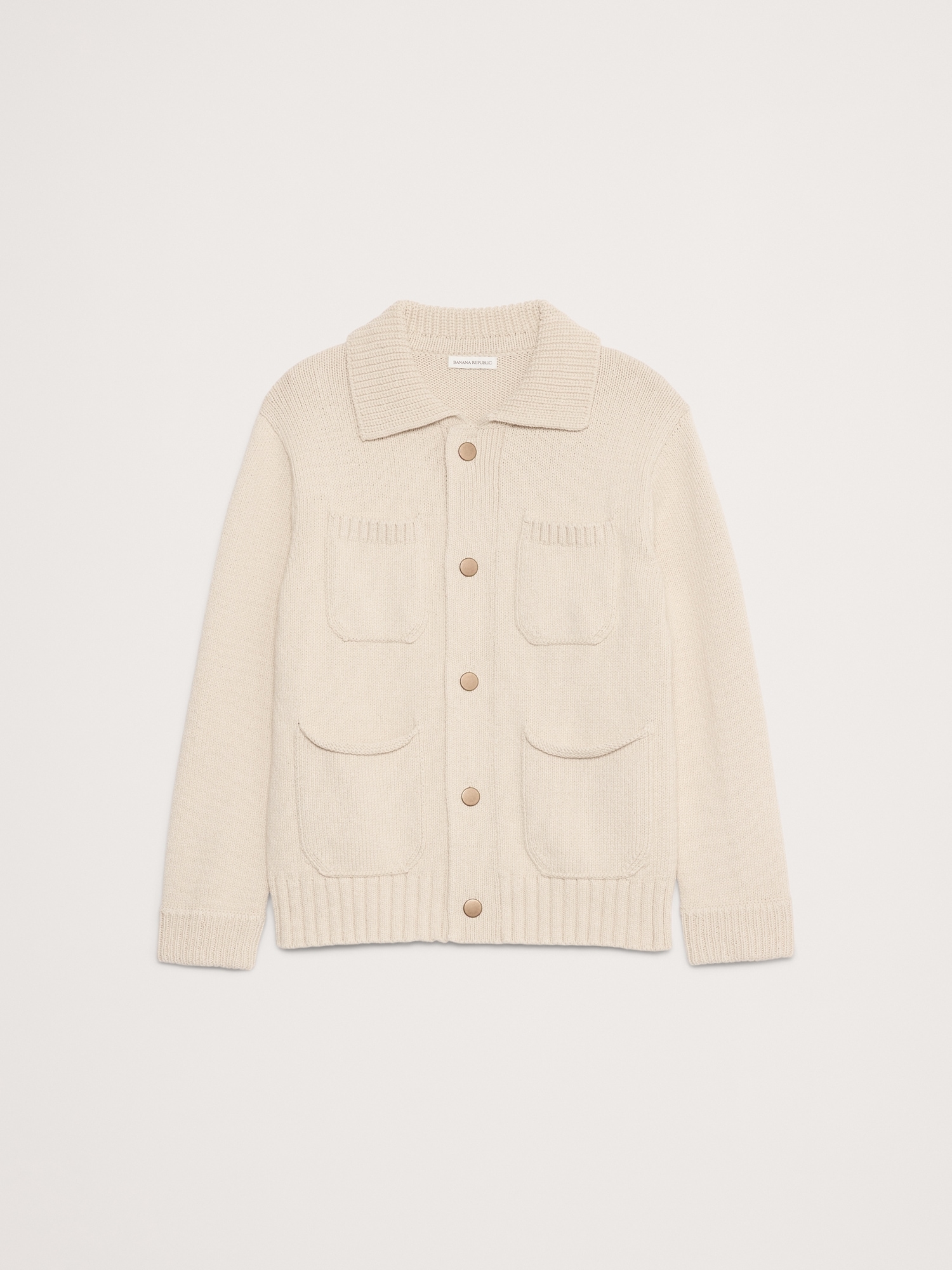 Image number 5 showing, Italian Cotton-Blend Sweater Jacket